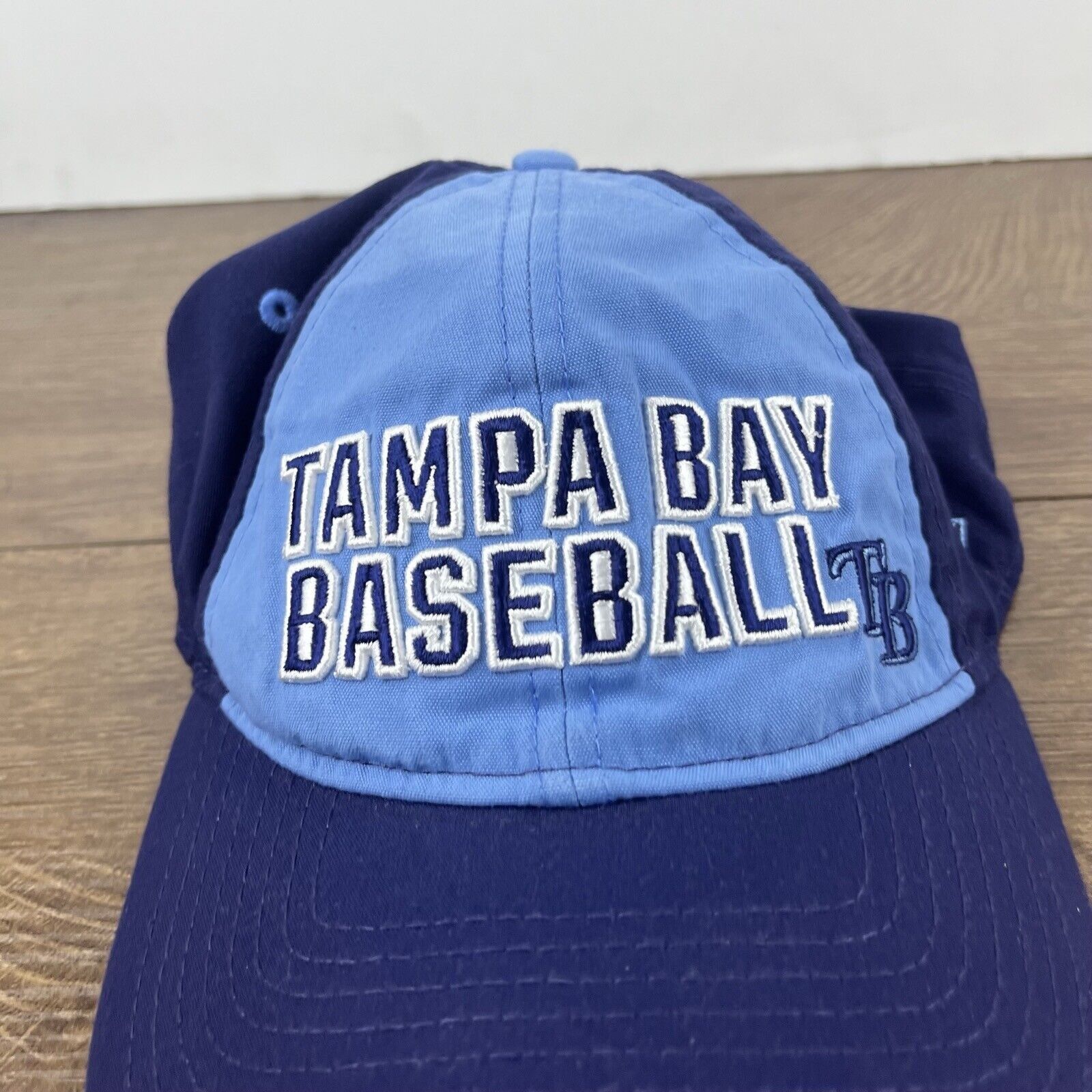 New Era Tampa Bay Rays Hat New Era Snapback Hat Blue Adjustable Hat Size ONE SIZE - 6 Thumbnail