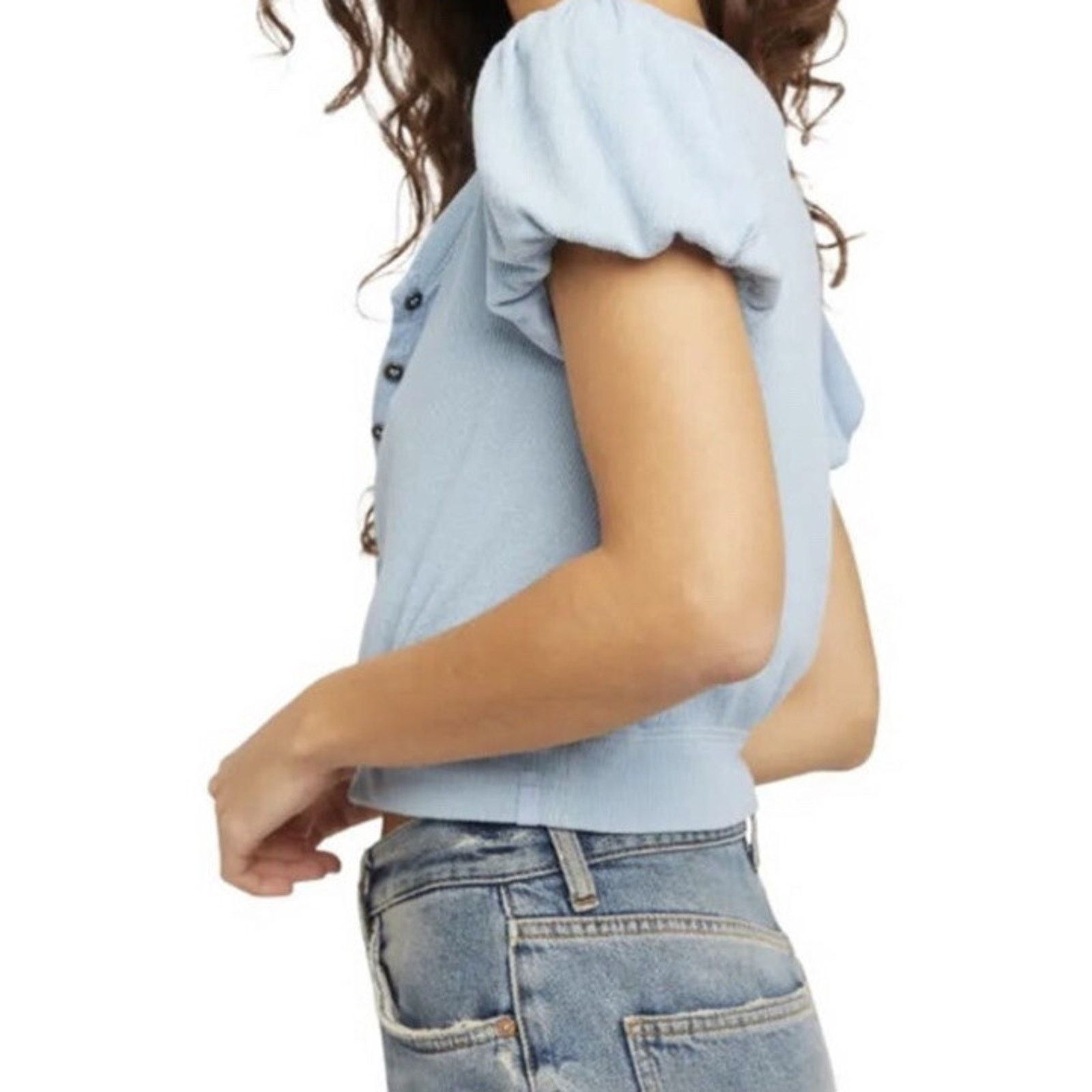 Free People Free People Molly T-Shirt Larkspur S Y2K t-shirt FP3011924 Size S / US 4 / IT 40 - 9 Thumbnail
