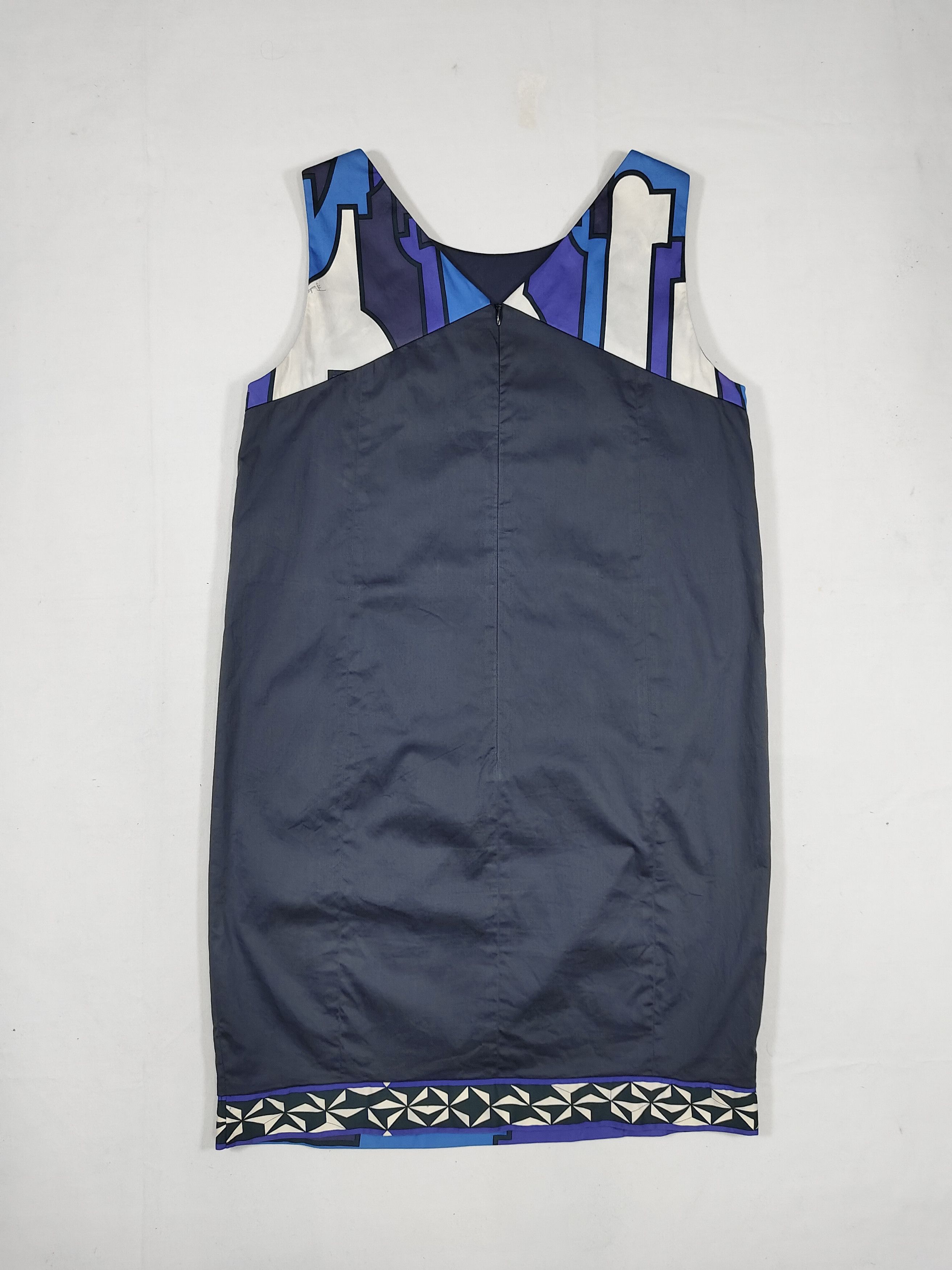 Emilio Pucci 2000s Emilio Pucci- Panel Iconic Geometric Print Sleeveless Size M / US 6-8 / IT 42-44 - 6 Thumbnail