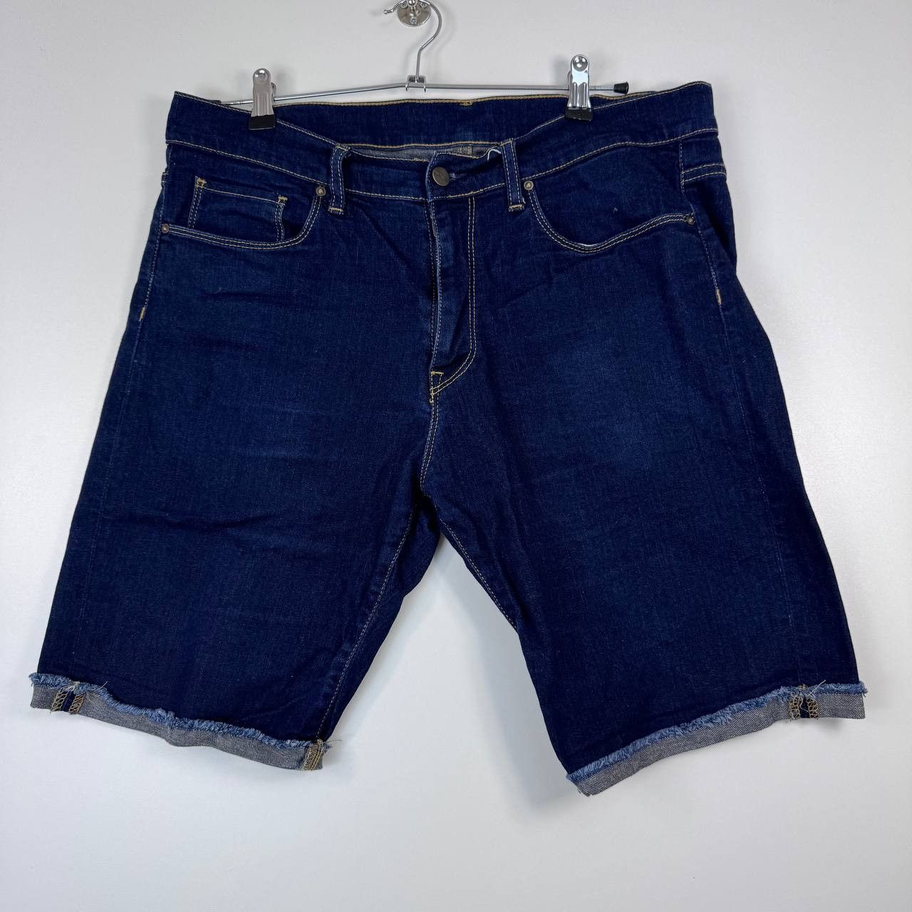Carhartt Carhartt Denim Shorts Mens Blue Workwear Carpenter Jean Sz L Size US 30 / EU 46 - 1 Thumbnail