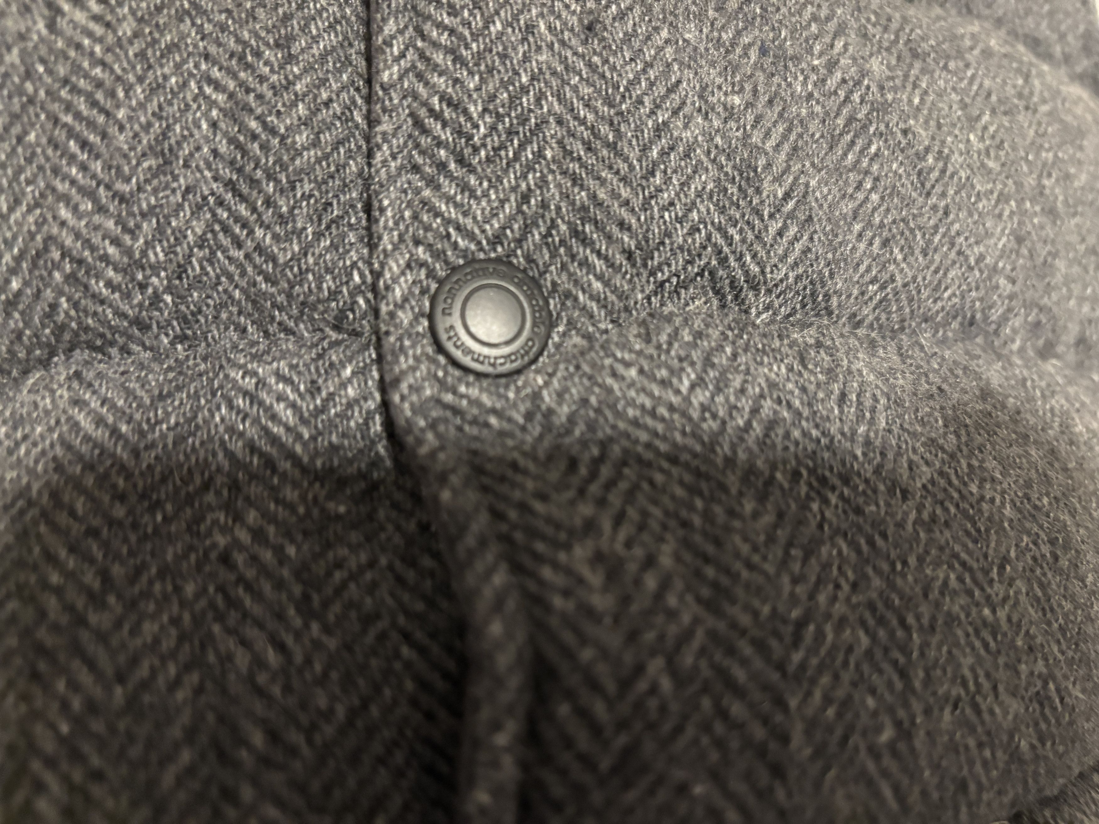 Nonnative Grey Snap Button Herringbone Wool Down Vest Size 1 Size US S / EU 44-46 / 1 - 9 Thumbnail