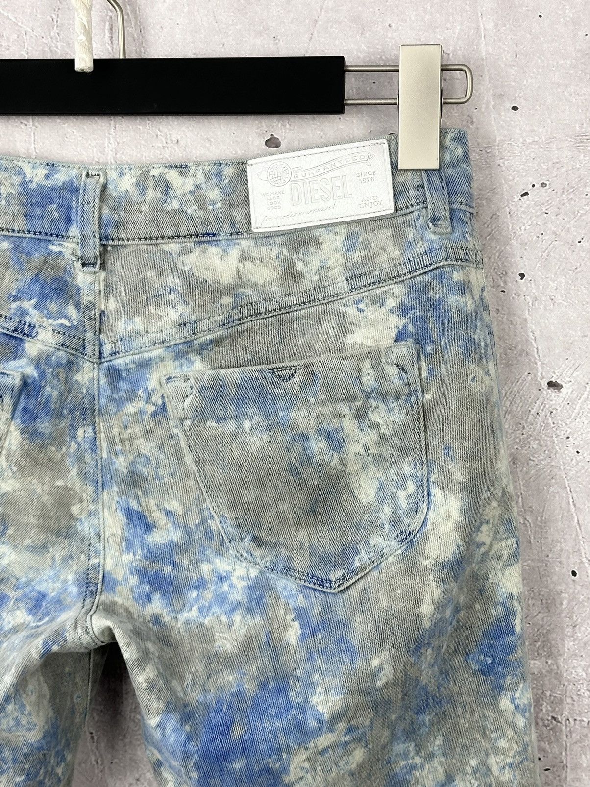 Diesel × Vintage Diesel Vintage Sample Washed Skinny Women’s Cotton Pants Size 28" / US 6 / IT 42 - 8 Thumbnail