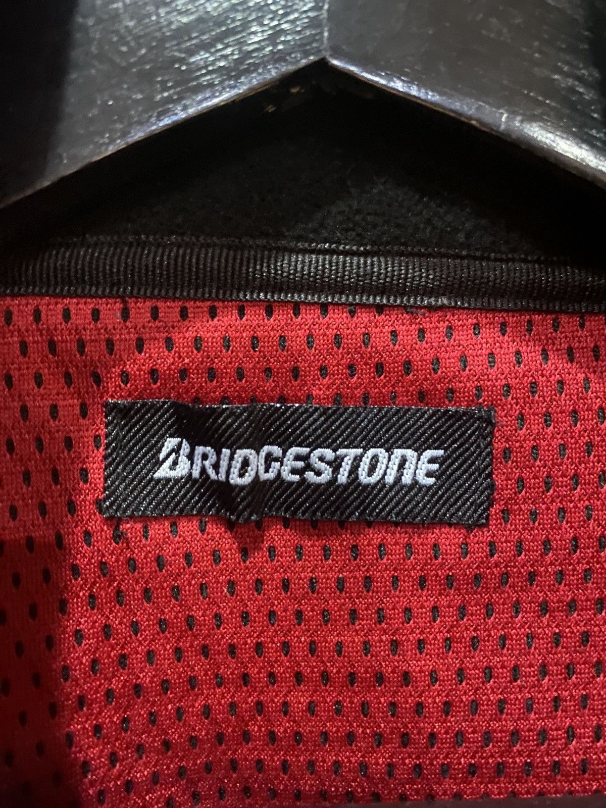 Vintage Bridgestone Blizzak VRX Fleece Jacket – Black & Red Racing Size US L / EU 52-54 / 3 - 4 Thumbnail