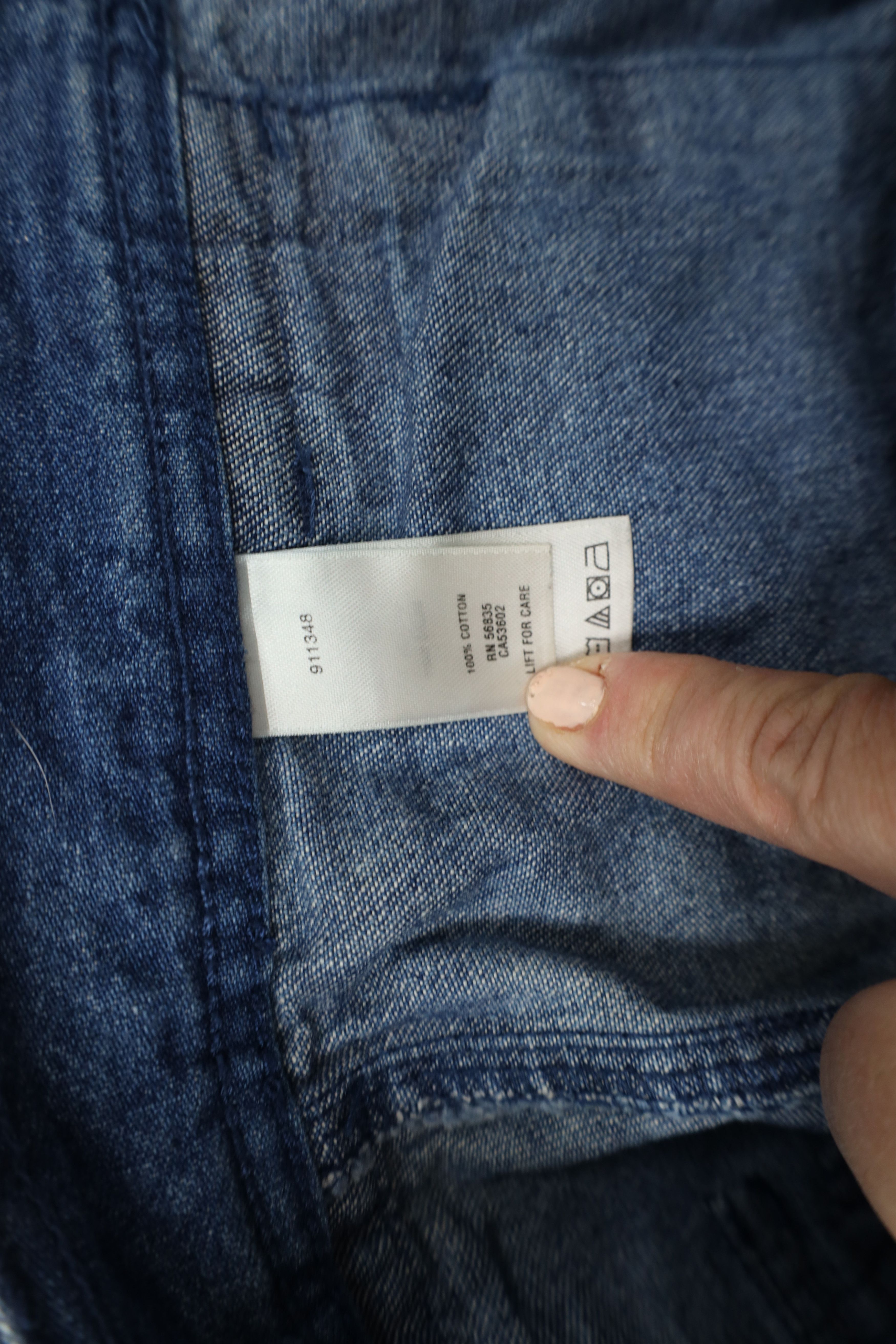 Cabelas × Vintage Vintage Cabelas Fit 7 Pocket Denim Jean Cargo Shorts Blue Size 34" / US 12 / IT 48 - 8 Thumbnail