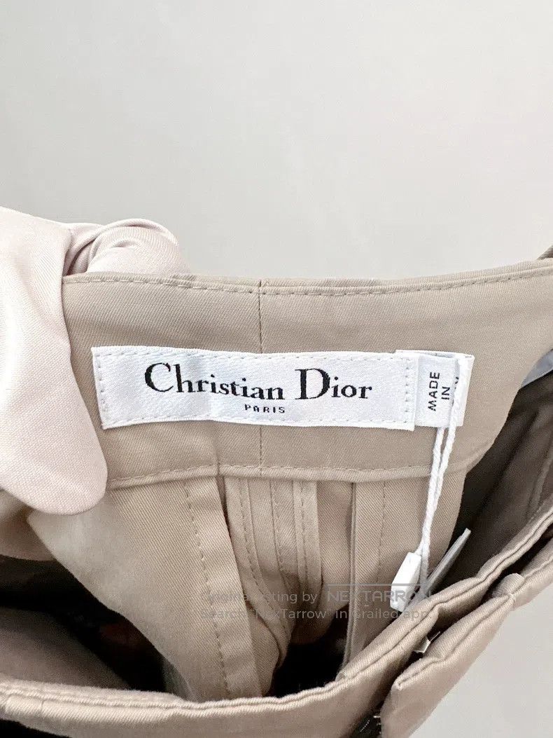 Dior Dior Khaki wide-leg trousers Size 42" / US 20 - 3 Thumbnail