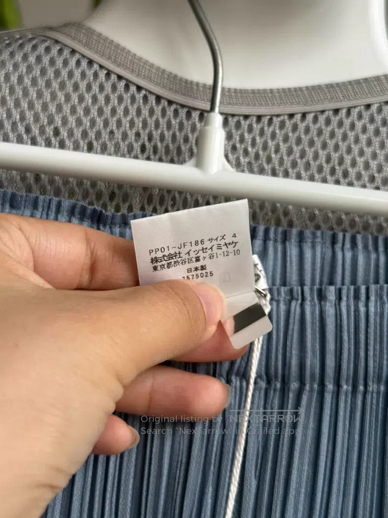 Issey Miyake Issey Miyake Grayish Blue Straight Slim Pants Size 26" / US 2 / IT 38 - 5 Thumbnail