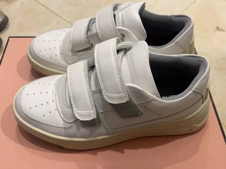 Acne Studios Acne Studios Clasp white sneakers Size US 5.5 / IT 35.5 - 4 Thumbnail