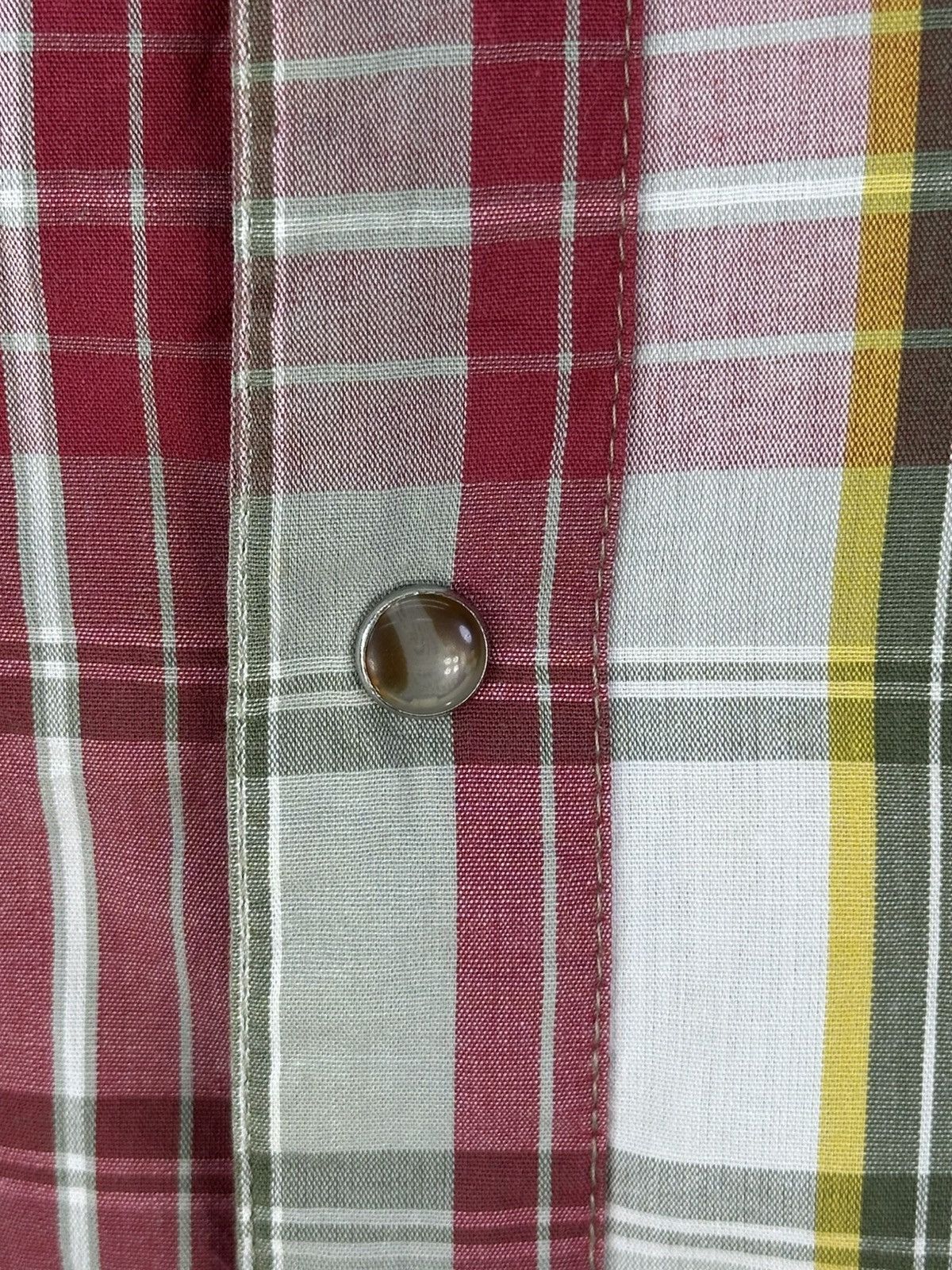 Japanese Brand Pin Ball Plaid Check Western Shirt Size US M / EU 48-50 / 2 - 8 Thumbnail