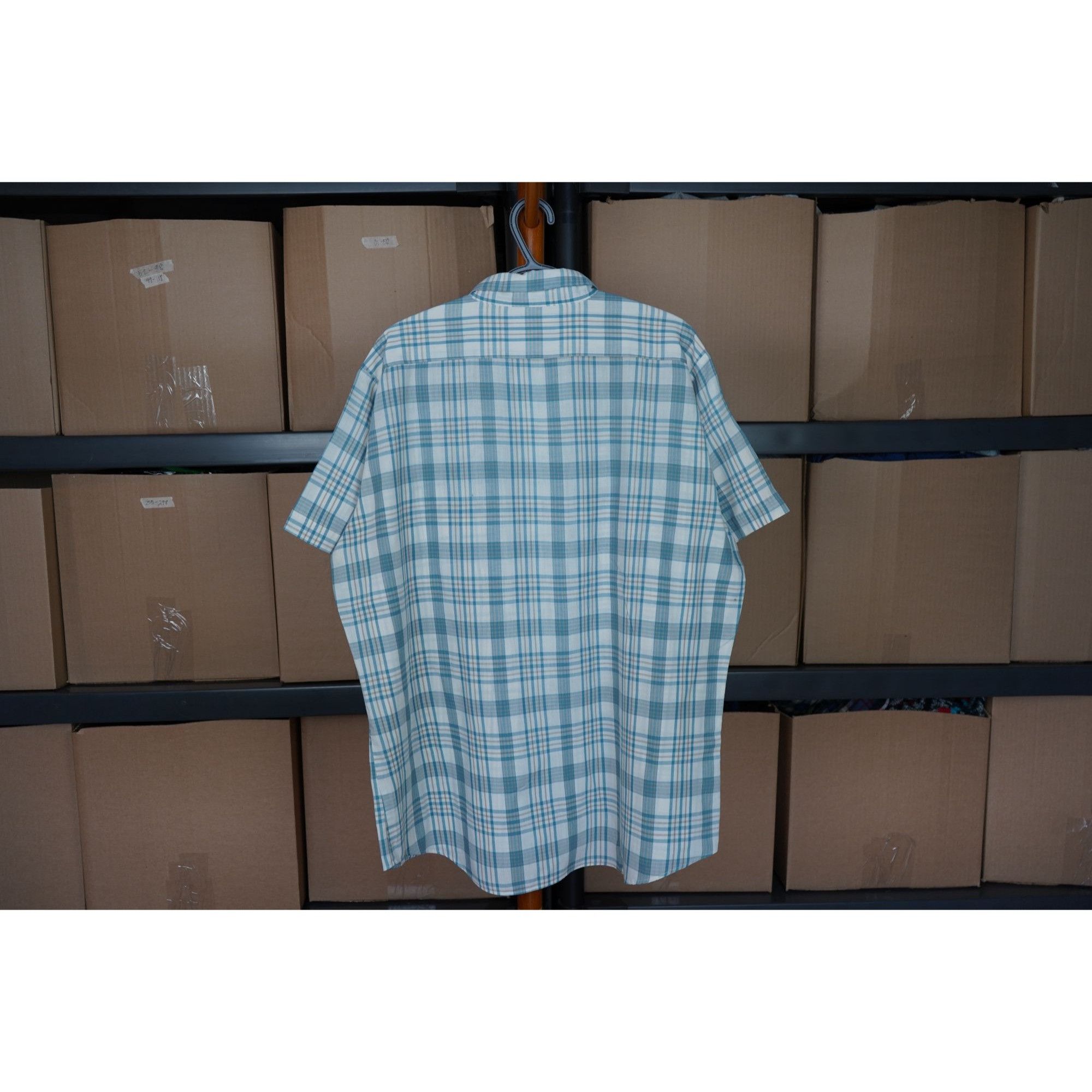 Vintage 90s Steeple Chase Plaid Men's XXL Short Sleeve Shirt #362 Size US XXL / EU 58 / 5 - 2 Thumbnail
