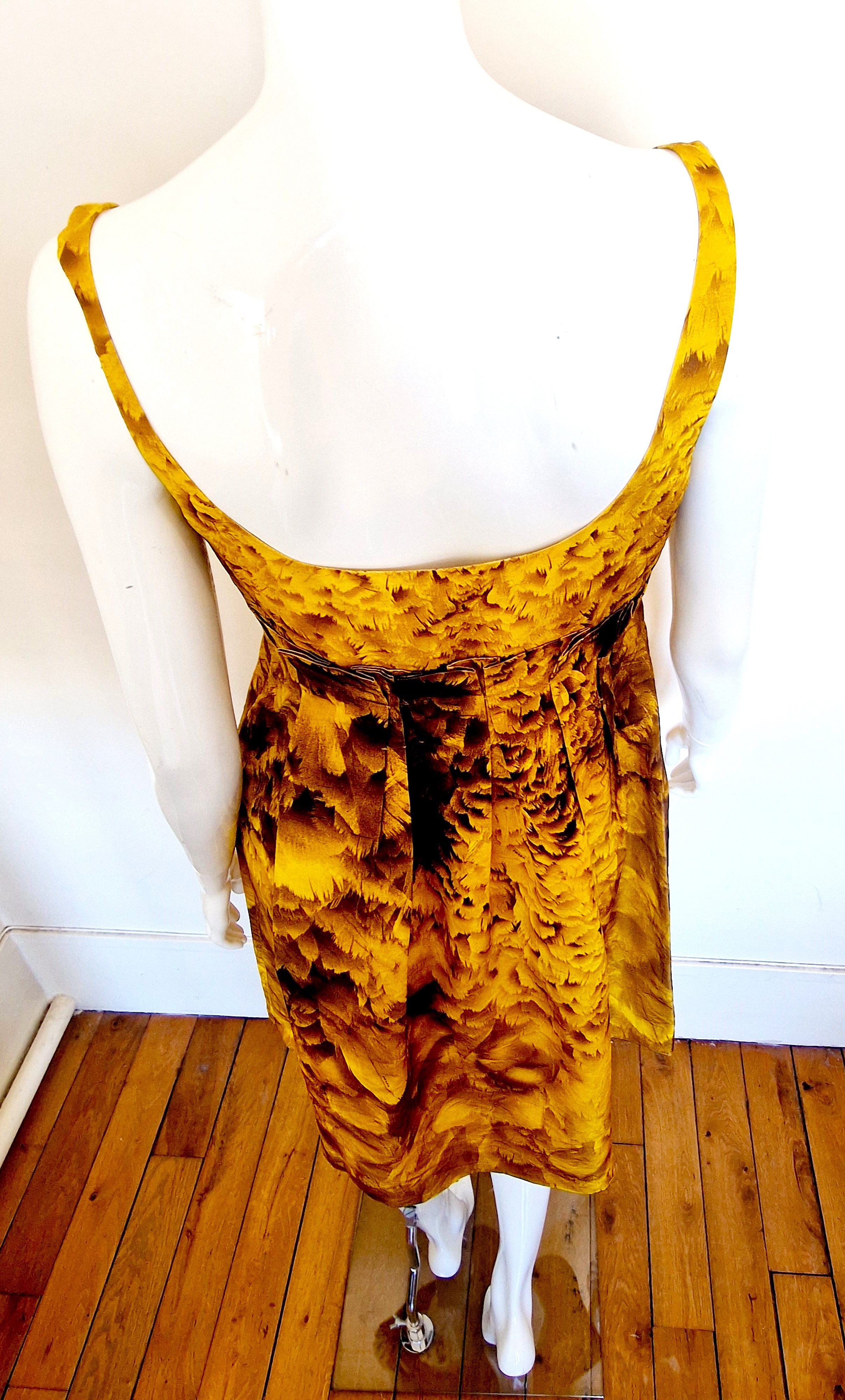 Prada S/S 2005 Prada Miuccia Runway Silk Medium Large Dress Size M / US 6-8 / IT 42-44 - 10 Thumbnail