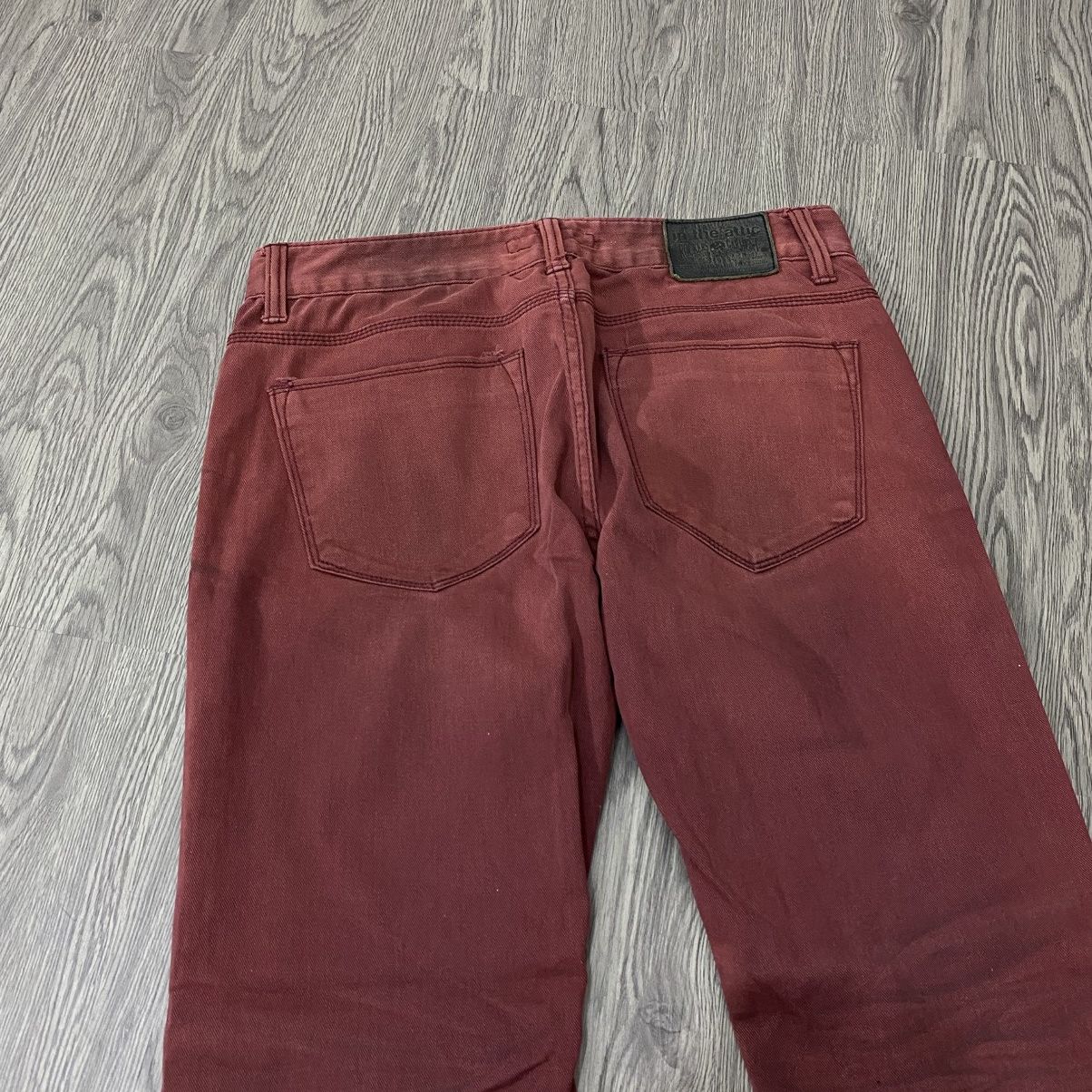 In The Attic 🔥In The Attic Denim Red Pant🔥 Size US 33 - 6 Thumbnail