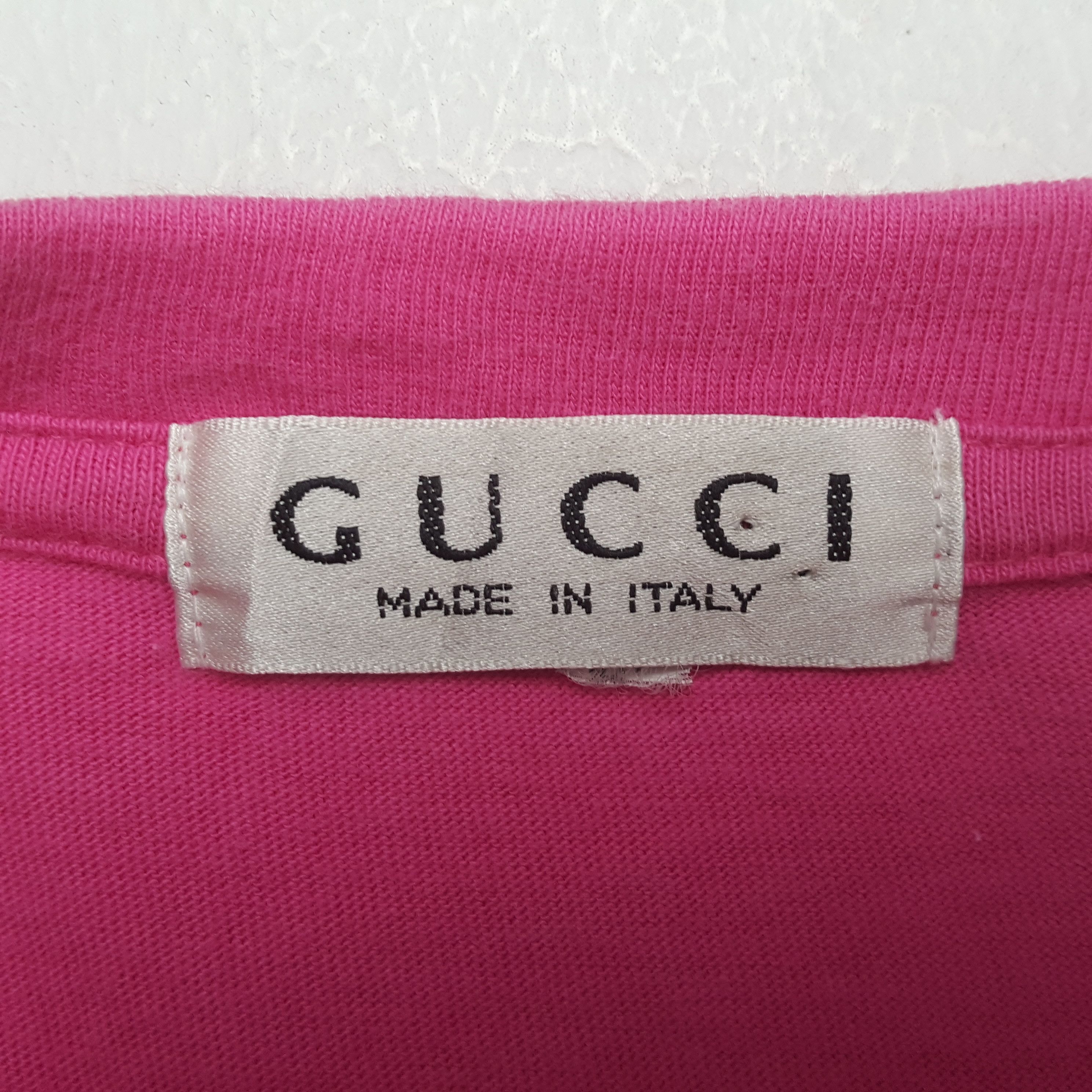 Gucci Vintage GUCCI Italian Luxury Fashion Brand T-shirt 31 Size US M / EU 48-50 / 2 - 4 Thumbnail