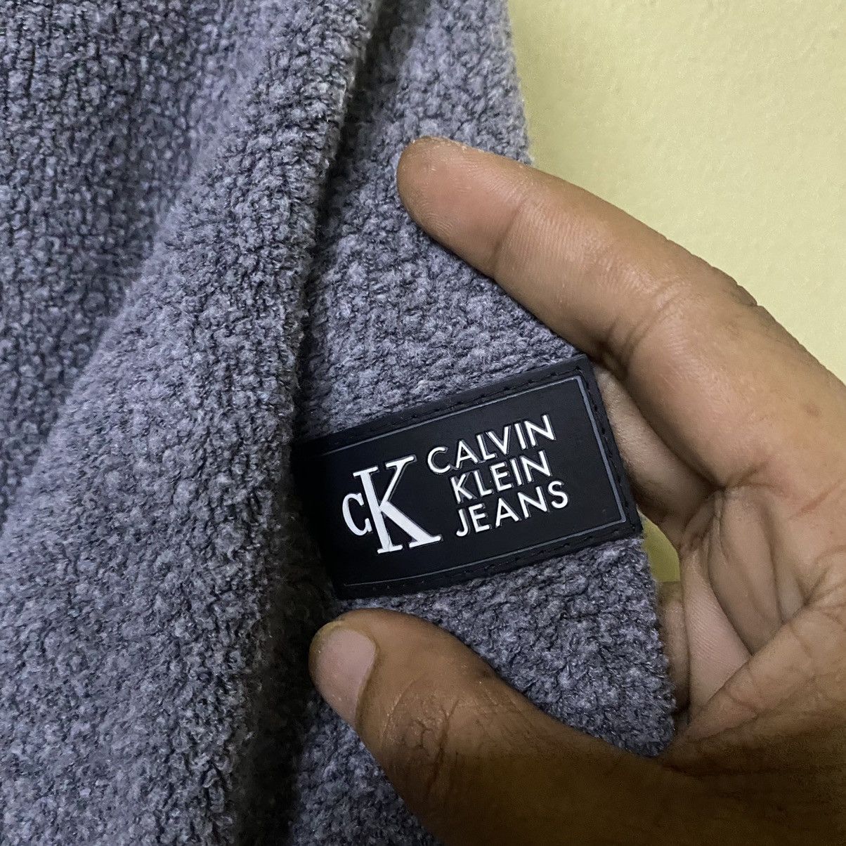 Calvin Klein Fleece sweater Calvin clean small logo Size M / US 6-8 / IT 42-44 - 5 Thumbnail