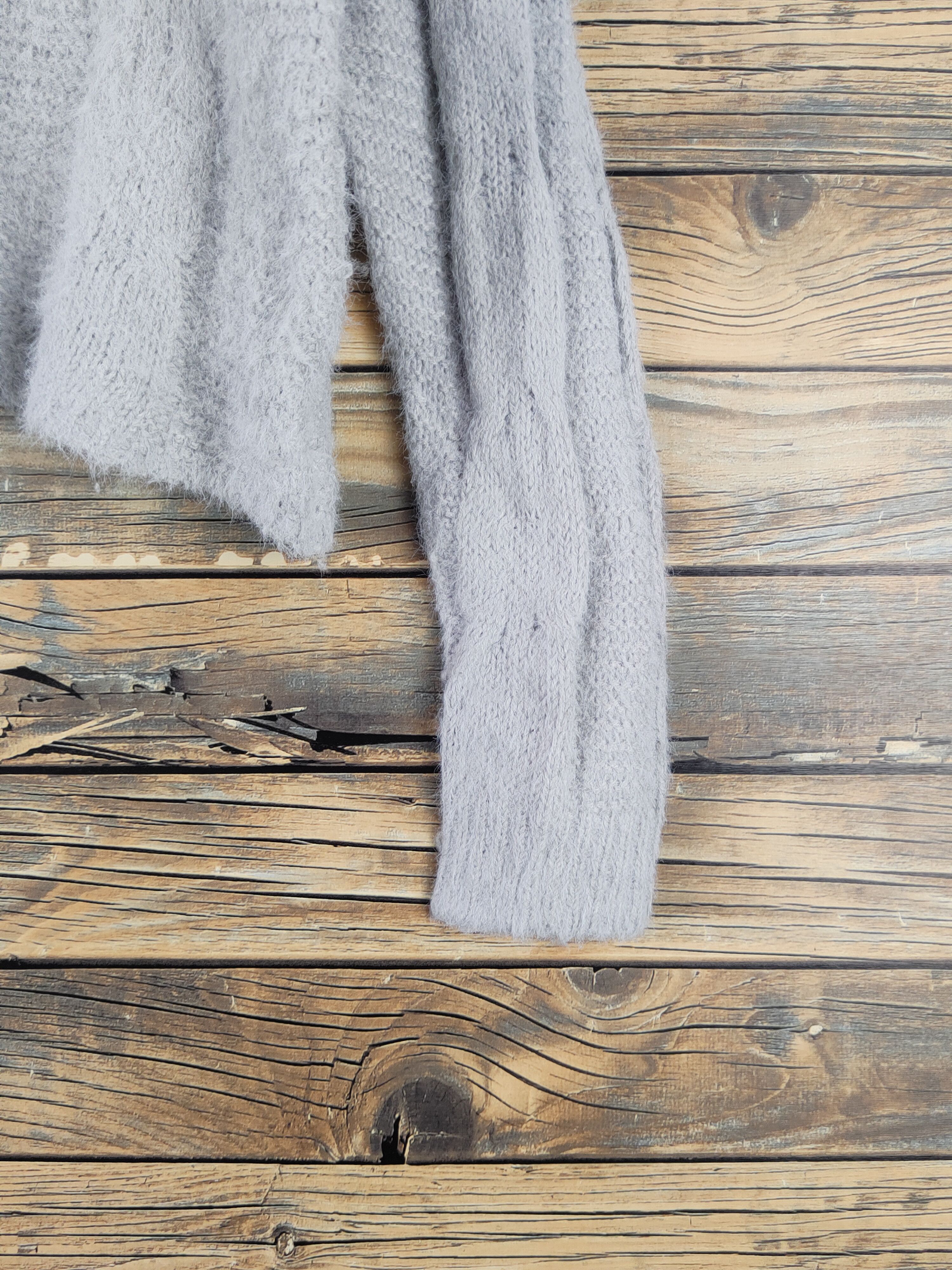 Japanese Brand × Vintage Kobe Lettuce Gray Shag Shaggy Fur Mohair Knitwear #W2238 Size M / US 6-8 / IT 42-44 - 6 Thumbnail