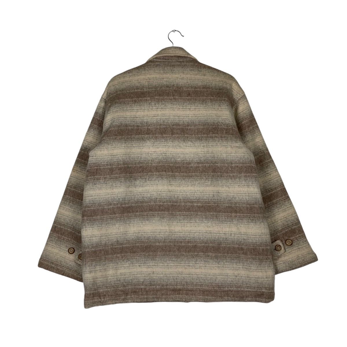 Flannel PRACT STUDIO Wool Rayon Flannel Jacket #1308-C59 Size US M / EU 48-50 / 2 - 7 Thumbnail