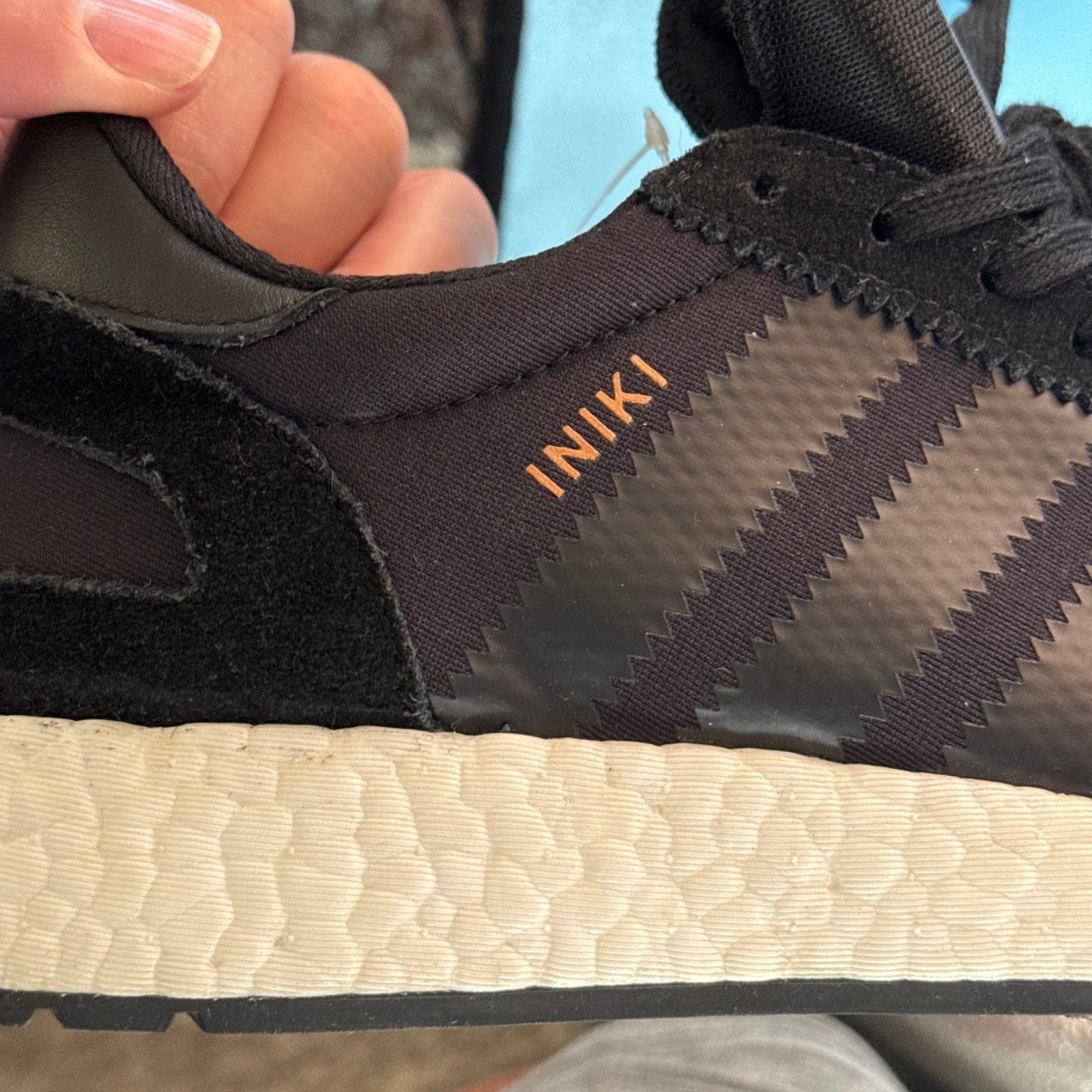 Adidas adidas Iniki Runner Core Black m8 w9.5 Size US 8 / EU 41 - 10 Thumbnail