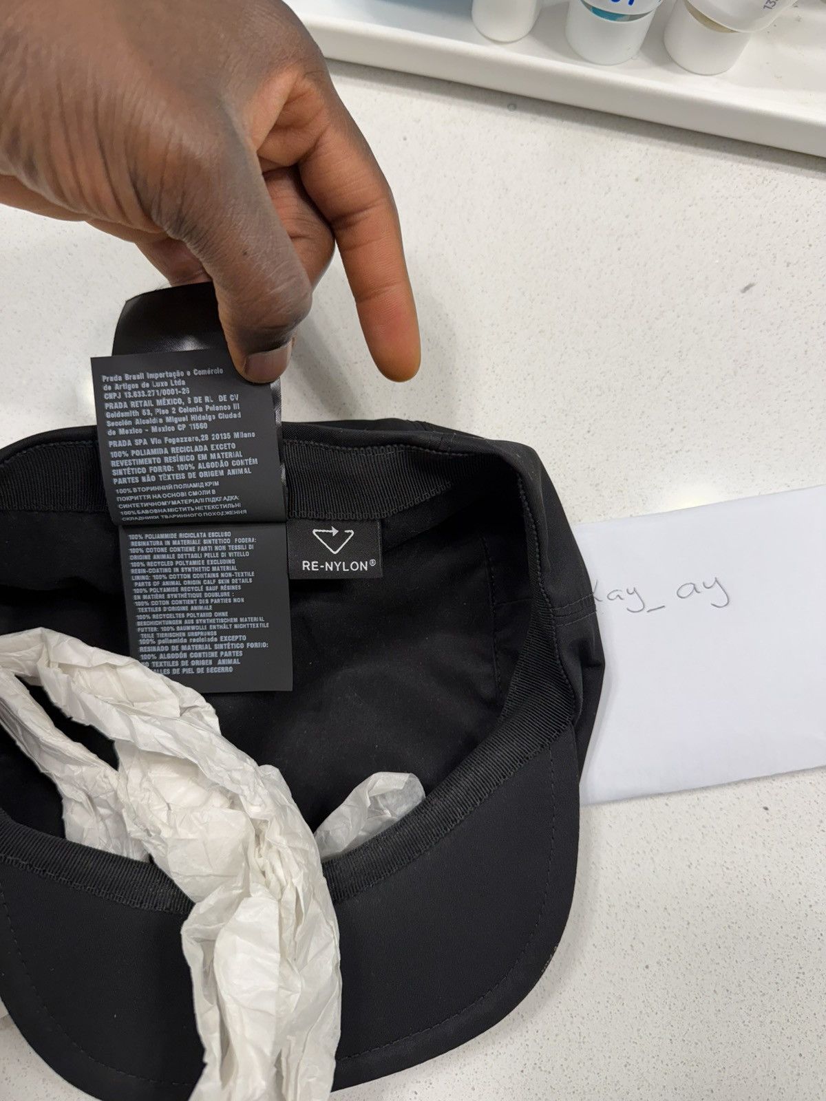 Prada Prada Re-Nylon hat Size 42 - 13 Thumbnail