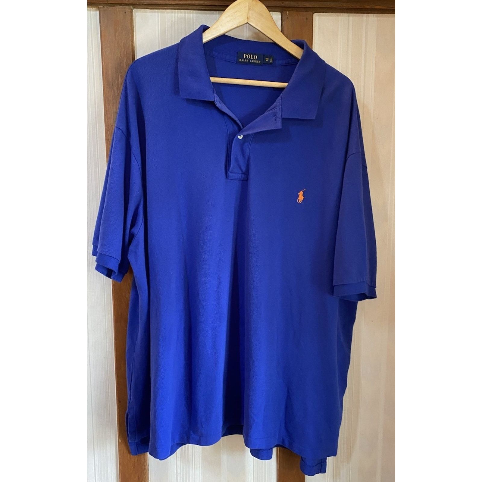 Ralph Lauren Polo Ralph Lauren Pima Polo Shirt Royal Blue Men’s 3XB Size US XXL / EU 58 / 5 - 1 Thumbnail