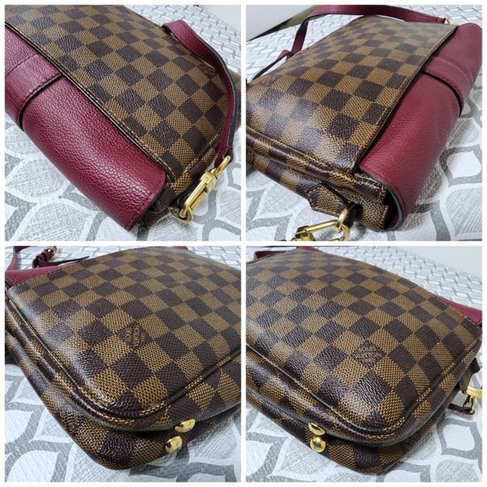 Louis Vuitton Aut Louis Vuitton Damier Ebene Clapton PM Shoulder Bag Brown Size ONE SIZE - 10 Thumbnail