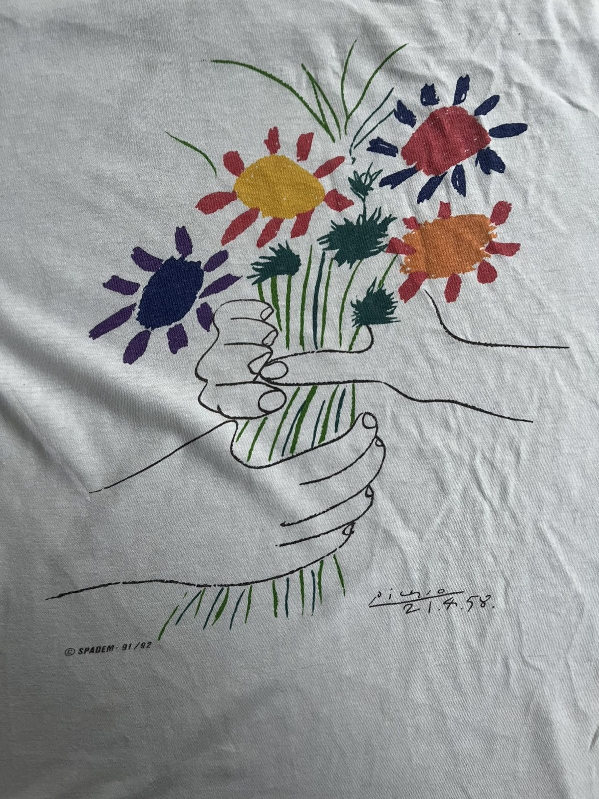 Other Picasso t-shirt 90’s Size US M / EU 48-50 / 2 - 2 Thumbnail