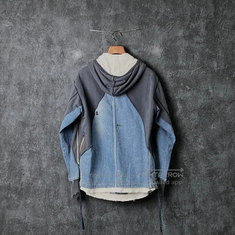 Greg Lauren GREG LAUREN Cotton Patchwork Hoodie. Size US M / EU 48-50 / 2 - 2 Thumbnail