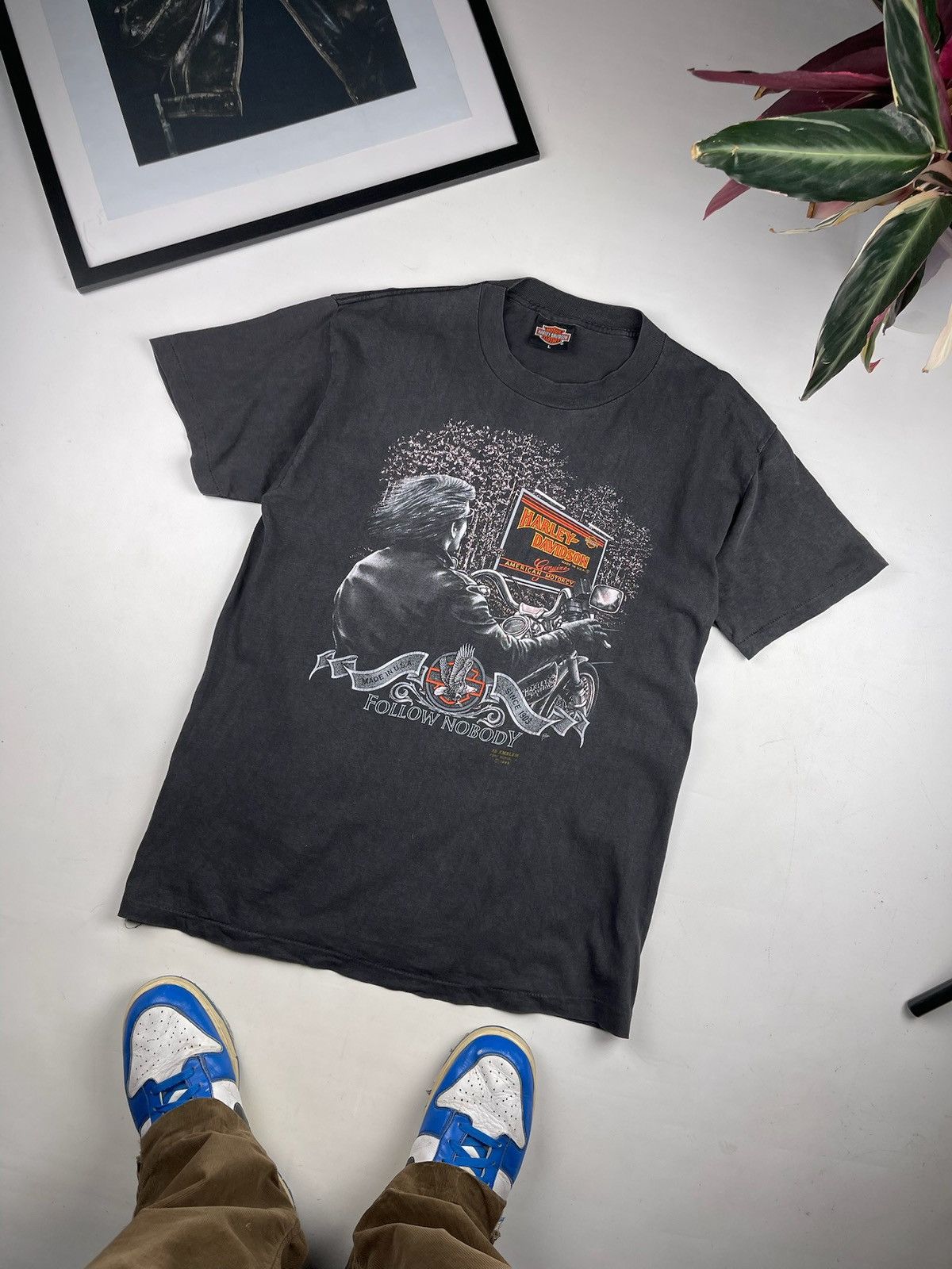Harley Davidson Harley Davidson 3d emblem 1989 t-shirt vintage Size US L / EU 52-54 / 3 - 3 Thumbnail