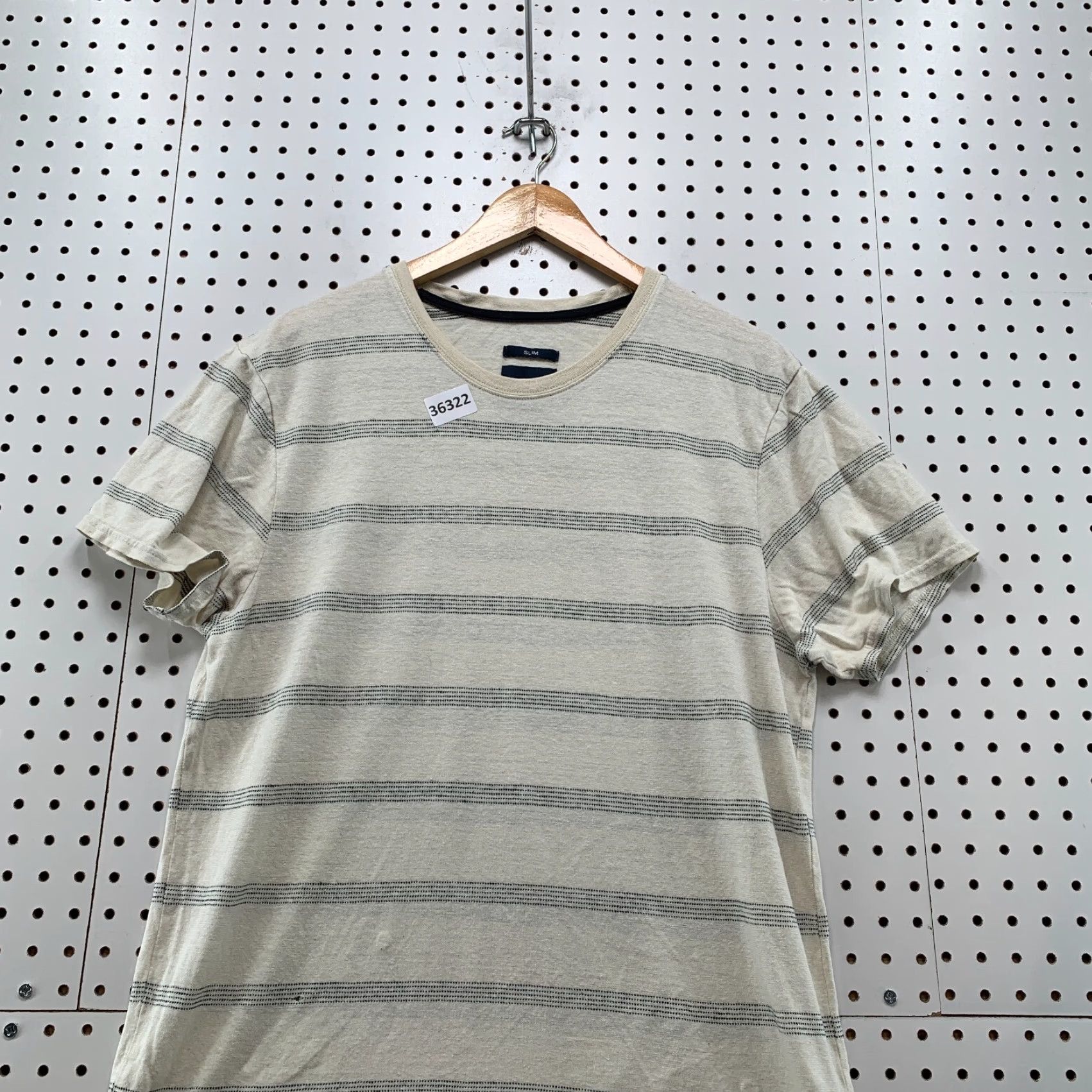Prana Prana Slim Shirt Medium Beige Striped Short Sleeve Outdoor Casual 20x29 Mens Size US M / EU 48-50 / 2 - 5 Thumbnail