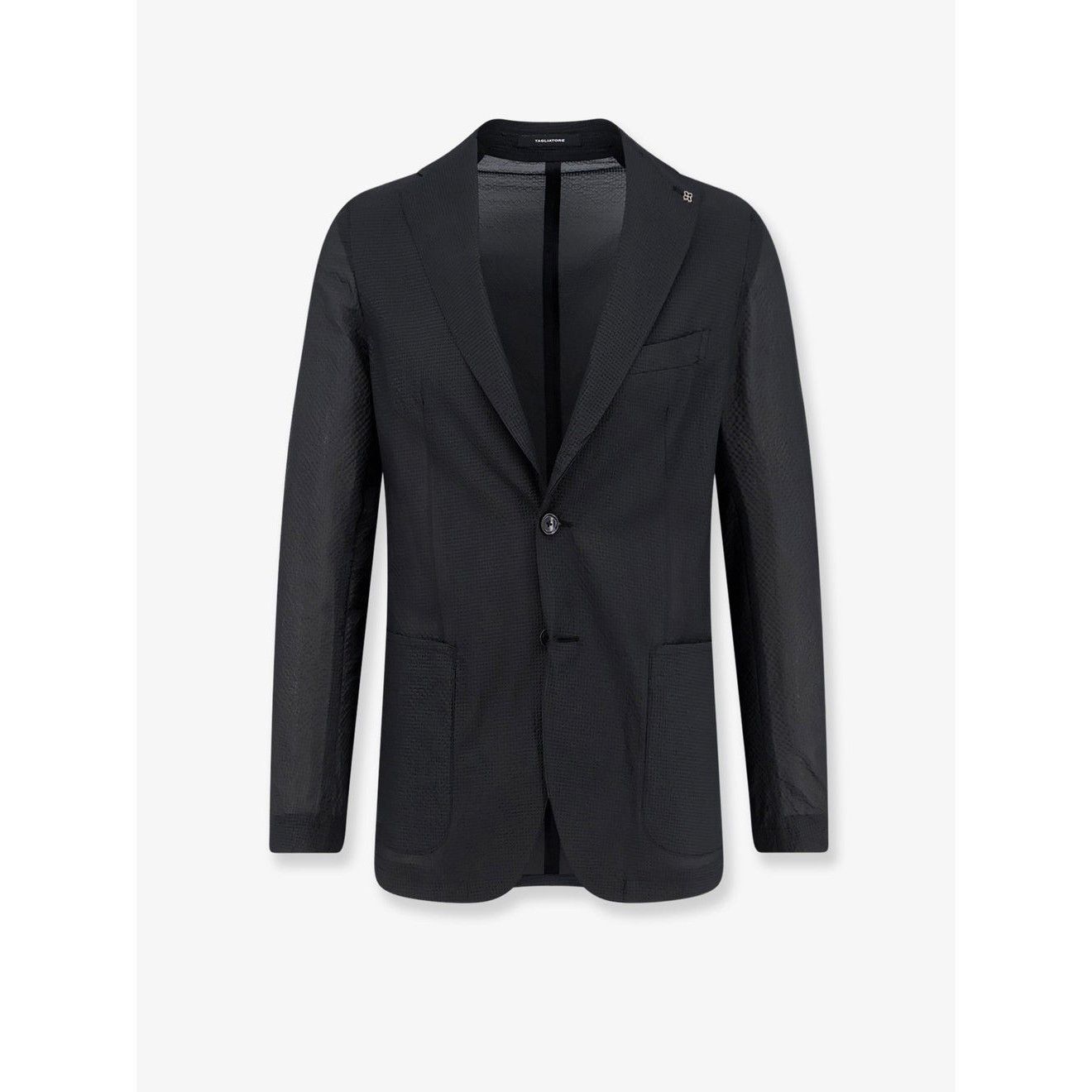 Tagliatore TAGLIATORE Black Nylon blend blazer New & Authentic (Men's s Size US M / EU 48-50 / 2 - 1 Thumbnail