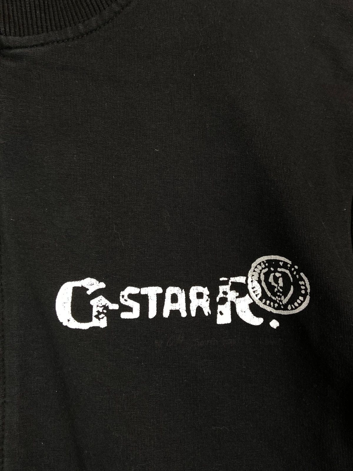 G-Star G-Star RAW Black Sweatshirt XXL Vintage Streetwear Size US XXL / EU 58 / 5 - 5 Thumbnail