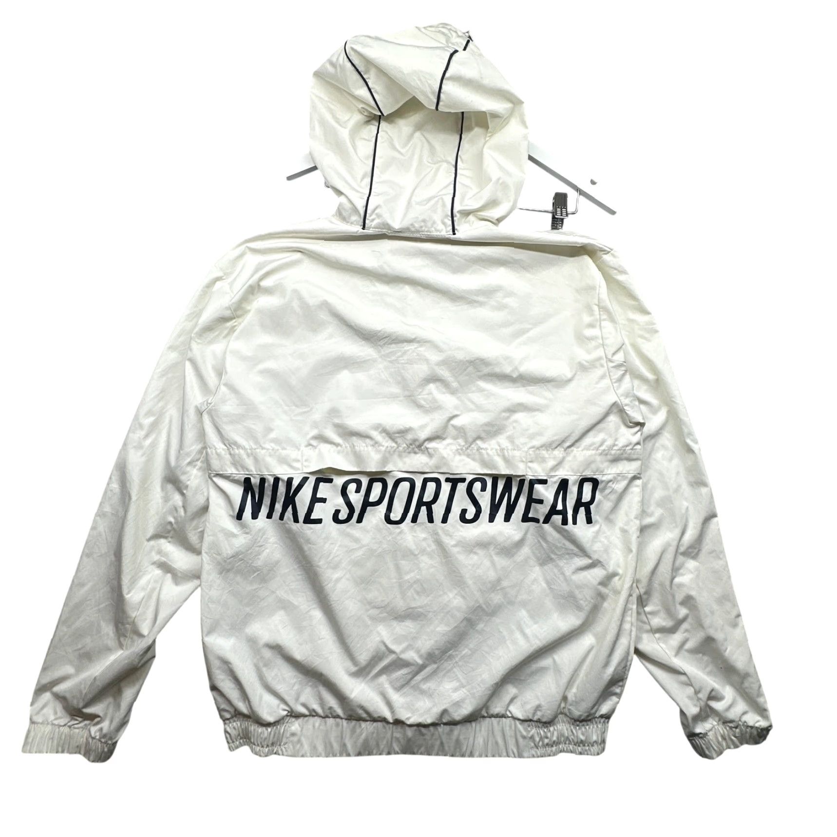 Nike Nike Archive Half Zip Woven Jacket Windbreaker Mens Medium Anorak 941877-133 White Size US M / EU 48-50 / 2 - 2 Thumbnail