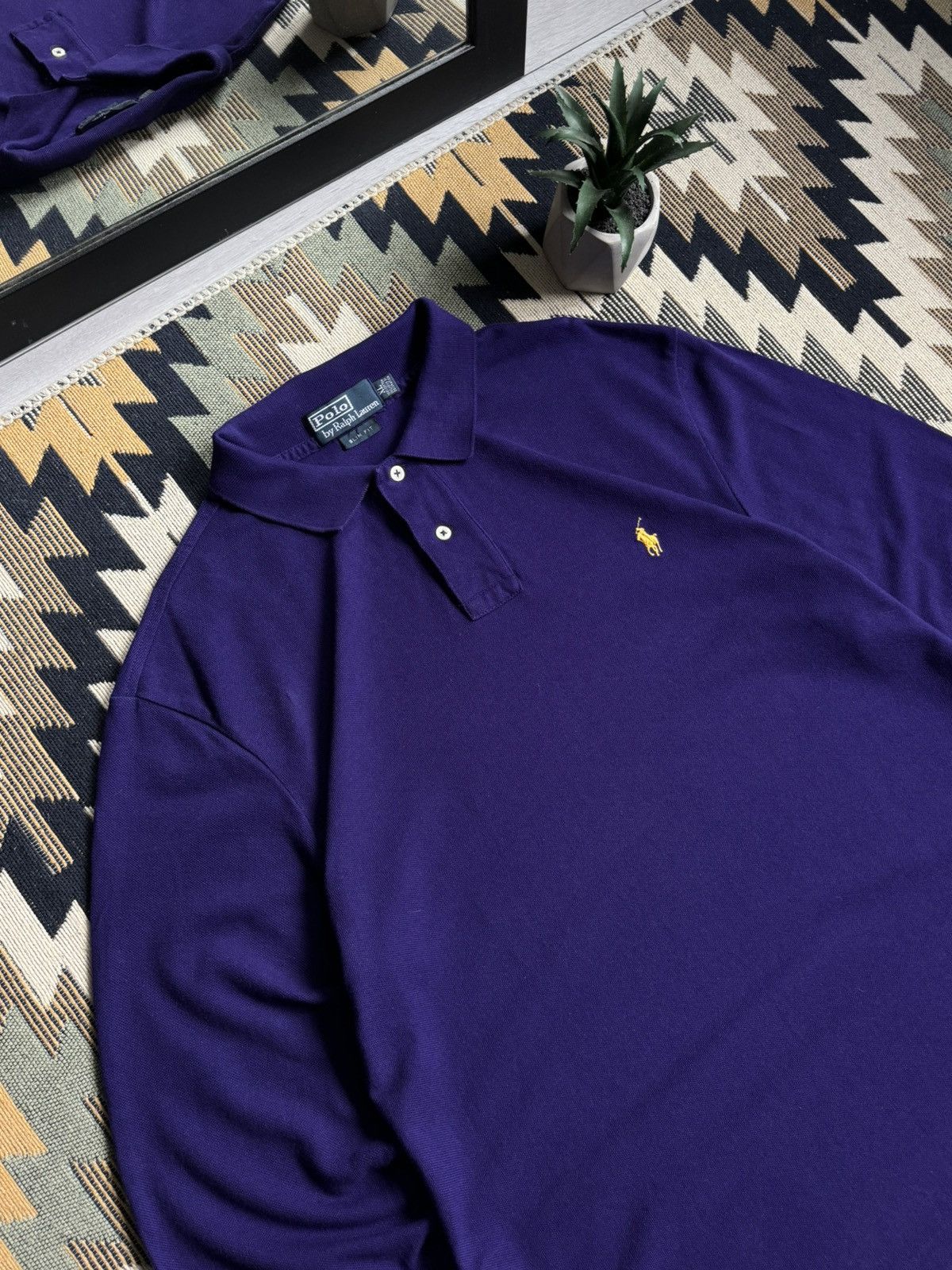 Polo Ralph Lauren Vintage Polo Ralph Lauren Rugby Longsleve Size US XL / EU 56 / 4 - 4 Thumbnail