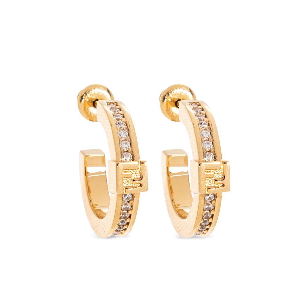 Fendi Fendi GOLD Earrings Size ONE SIZE - 1 Thumbnail