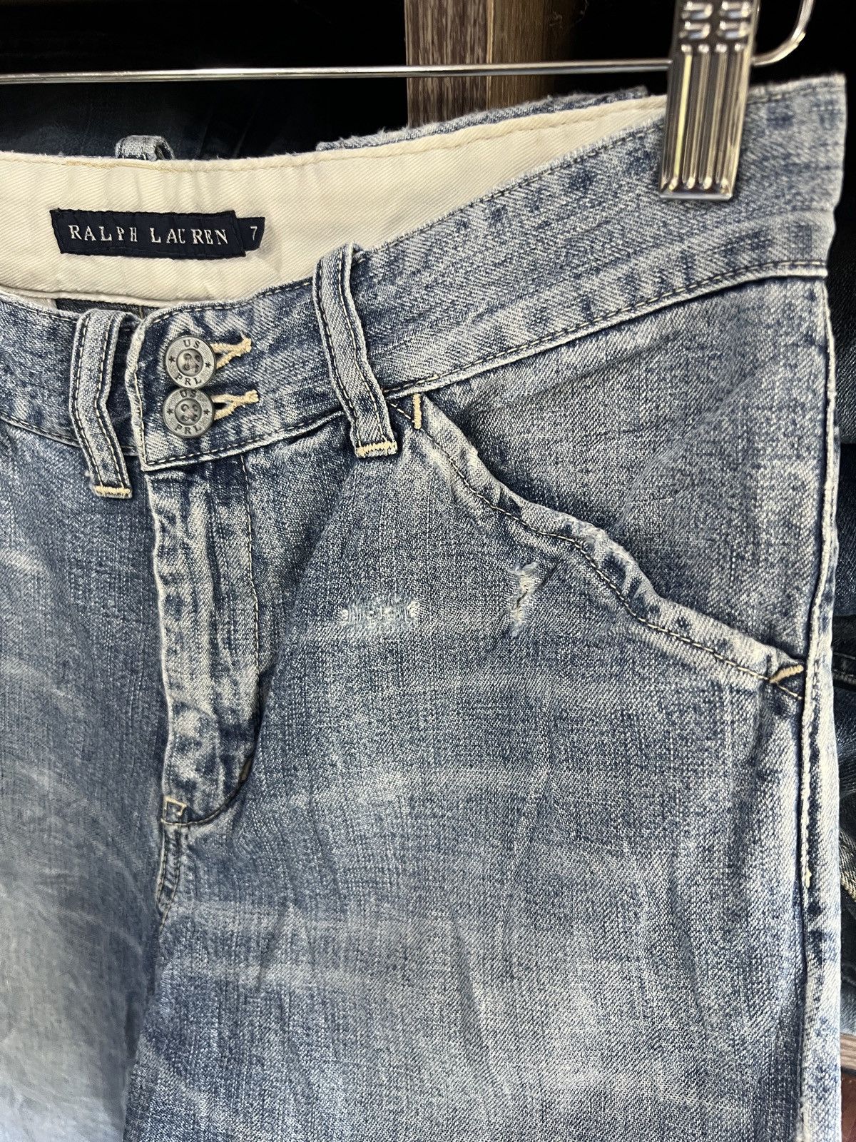 Ralph Lauren 🔥Ralph Lauren Wide Leg Denim Size 28" / US 6 / IT 42 - 11 Thumbnail