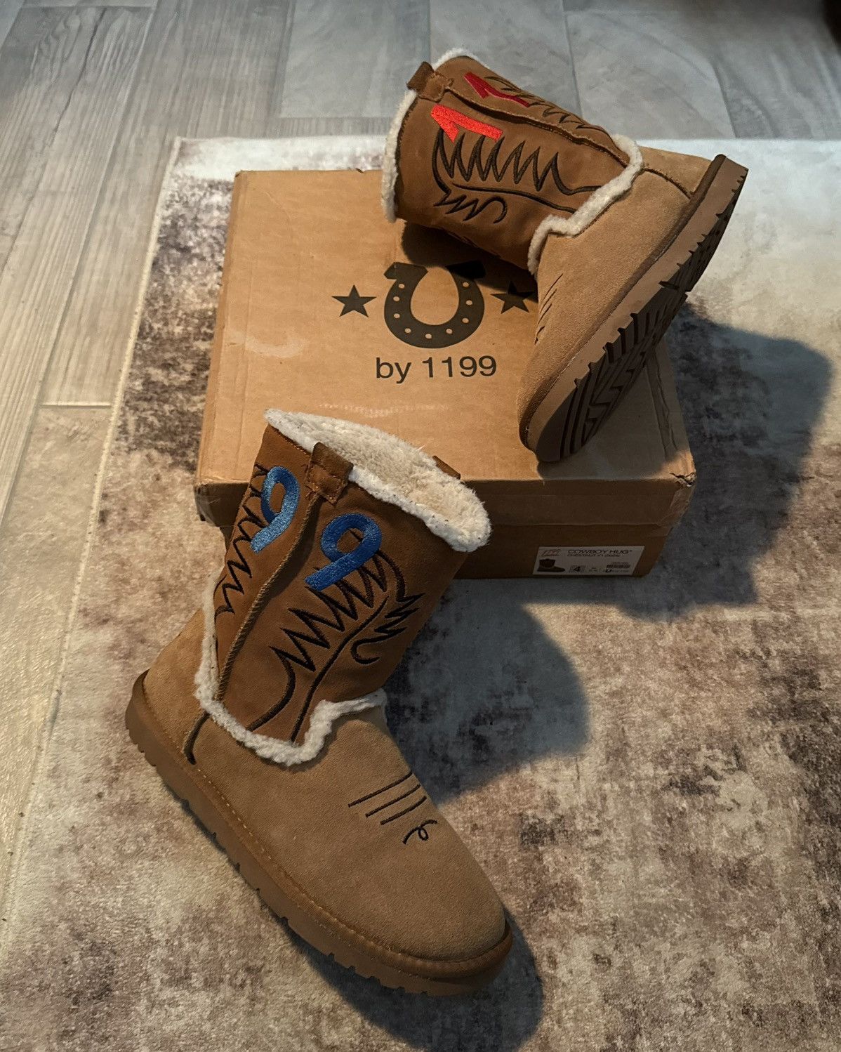 1199 Bazo 1199 Ugg Cowboy Boots Size US 10 / EU 43 - 1 Thumbnail