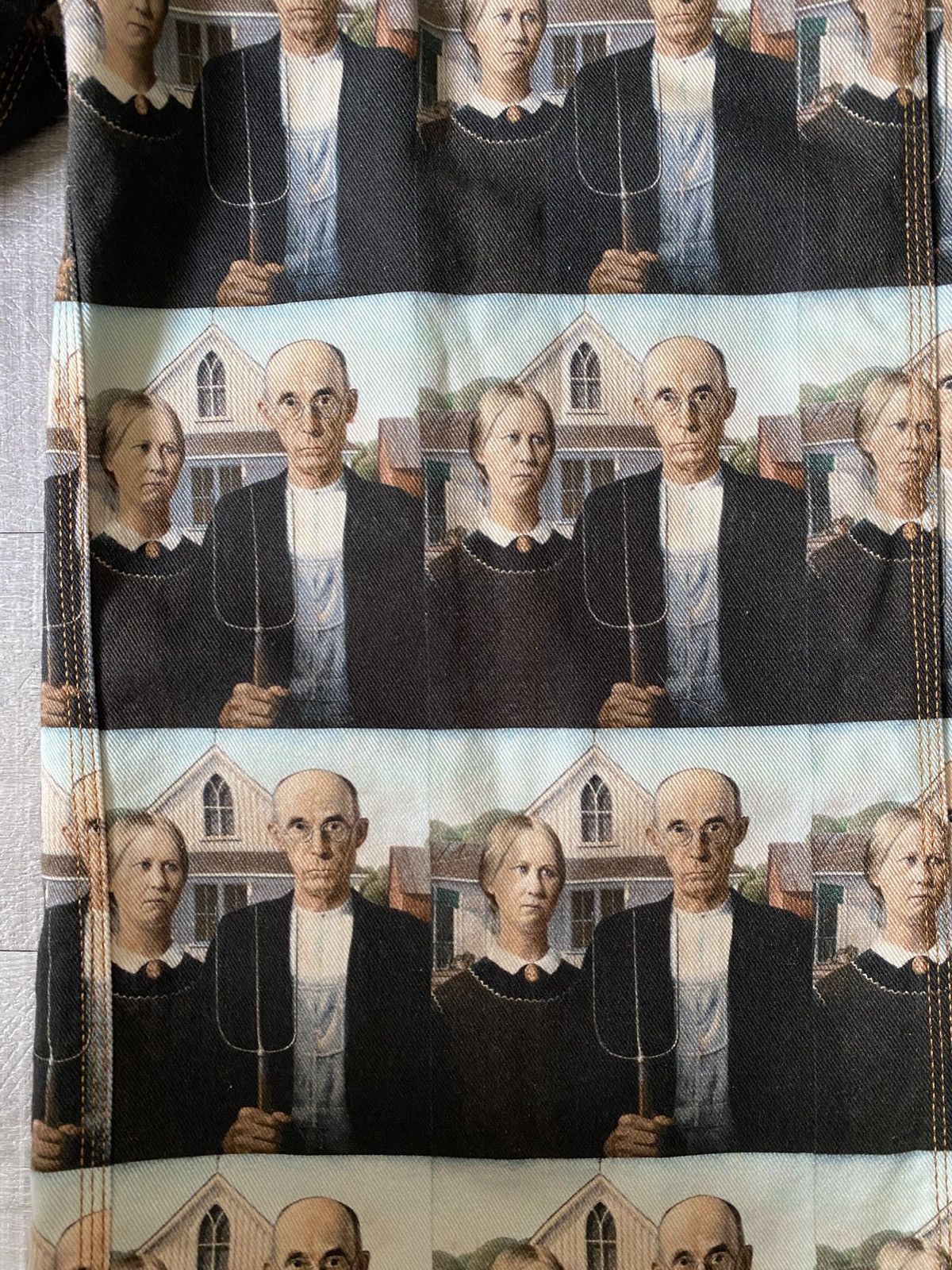 Palm Angels Palm Angels American Gothic Work Jacket Size 40R - 13 Thumbnail
