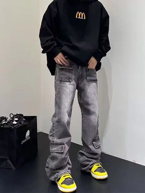 Japanese Brand × Jean Vintage washed multi-pocket rare jeans Size US 32 / EU 48 - 2 Thumbnail