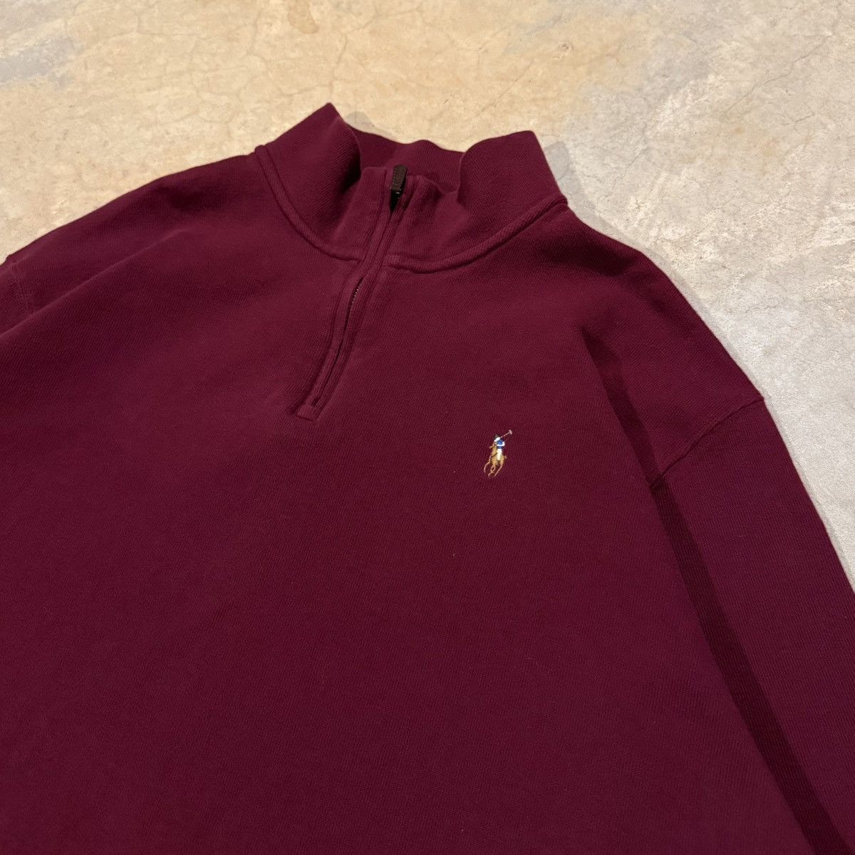 Polo Ralph Lauren Polo Ralph Lauren Estate Rib Pony Quarter Zip Sweater Size US XXL / EU 58 / 5 - 3 Thumbnail