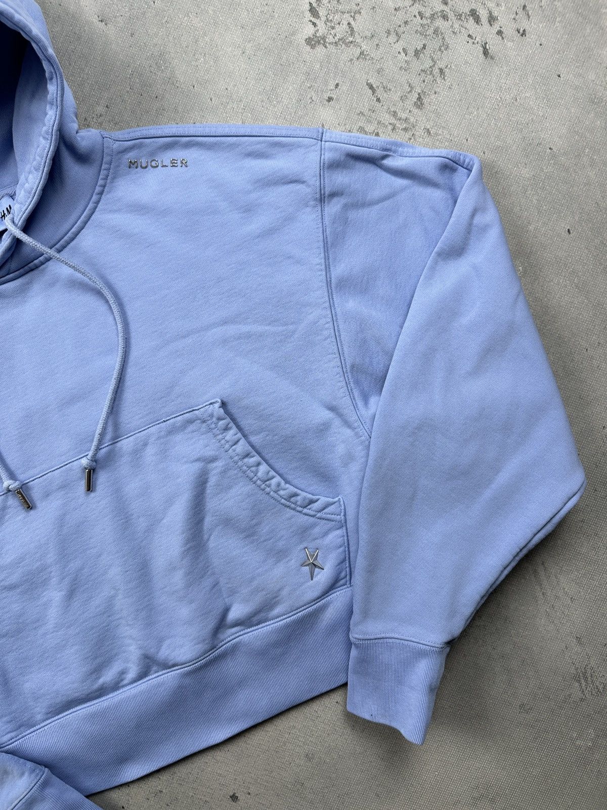 H&M × Mugler Mugler H&M Cropped Hoodie Designer Capsule Streetwear Y2K Size S / US 4 / IT 40 - 3 Thumbnail