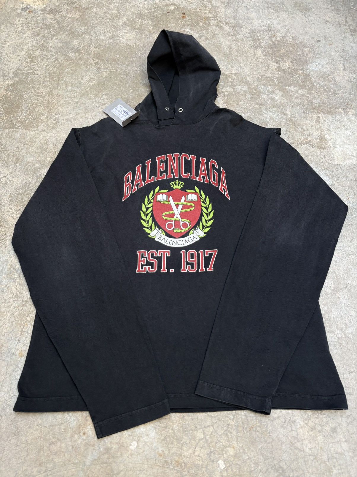 Balenciaga Balenciaga College Hoodie Size US M / EU 48-50 / 2 - 5 Thumbnail
