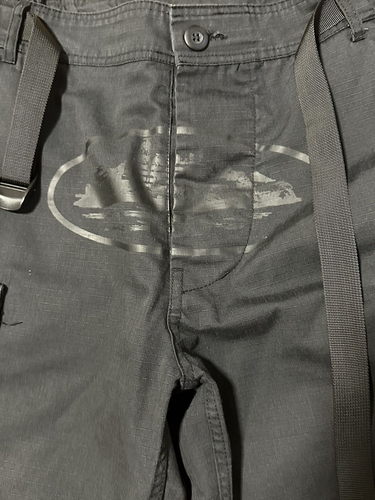 Corteiz Cortiez Black Guerillaz Cargo Pants Size US 30 / EU 46 - 2 Thumbnail