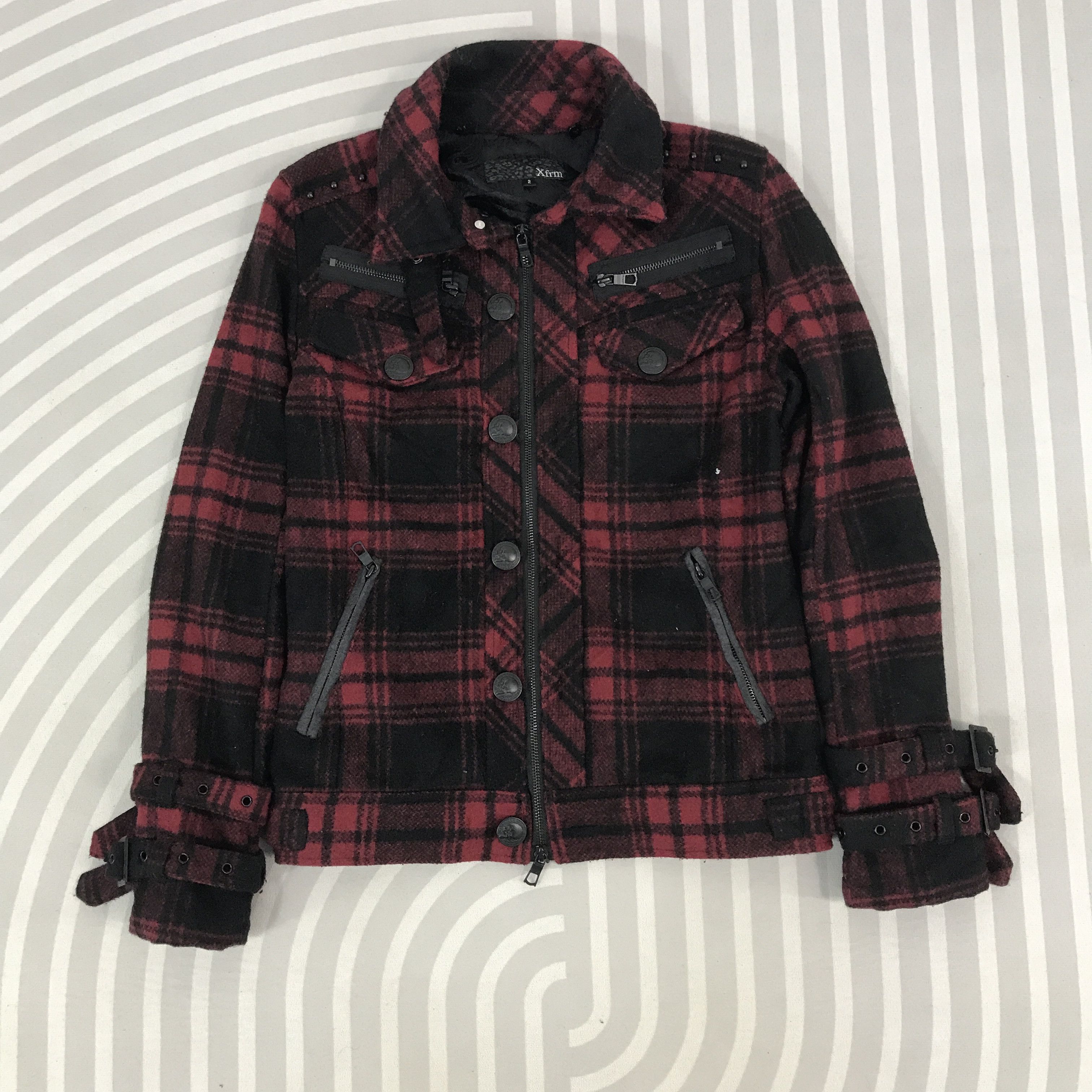 Japanese Brand × Vintage Vintage Xfrm japan Punk design not ifsixwasnine Jacket Size US M / EU 48-50 / 2 - 1 Thumbnail