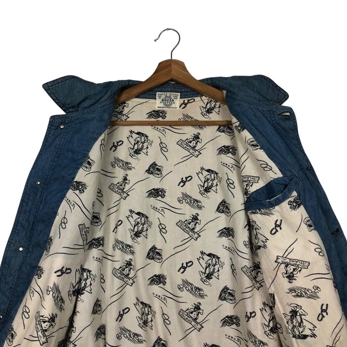 Japanese Brand 🔥VINTAGE BOMBER DENIM JACKET PAZZO CO LTD ISSEY MIYAKE Size US M / EU 48-50 / 2 - 16 Thumbnail