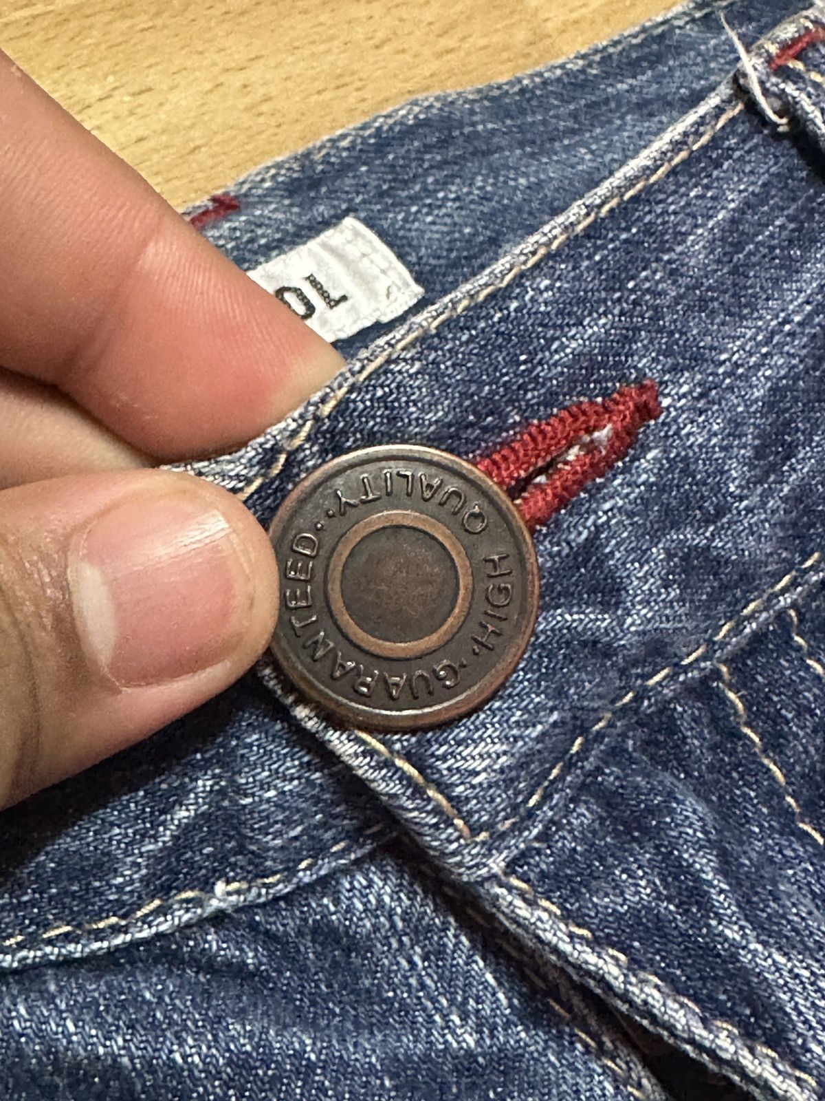 Japanese Brand × Tornado Mart Rare 🔥Double waist Leg twisted Denim Size US 32 / EU 48 - 6 Thumbnail