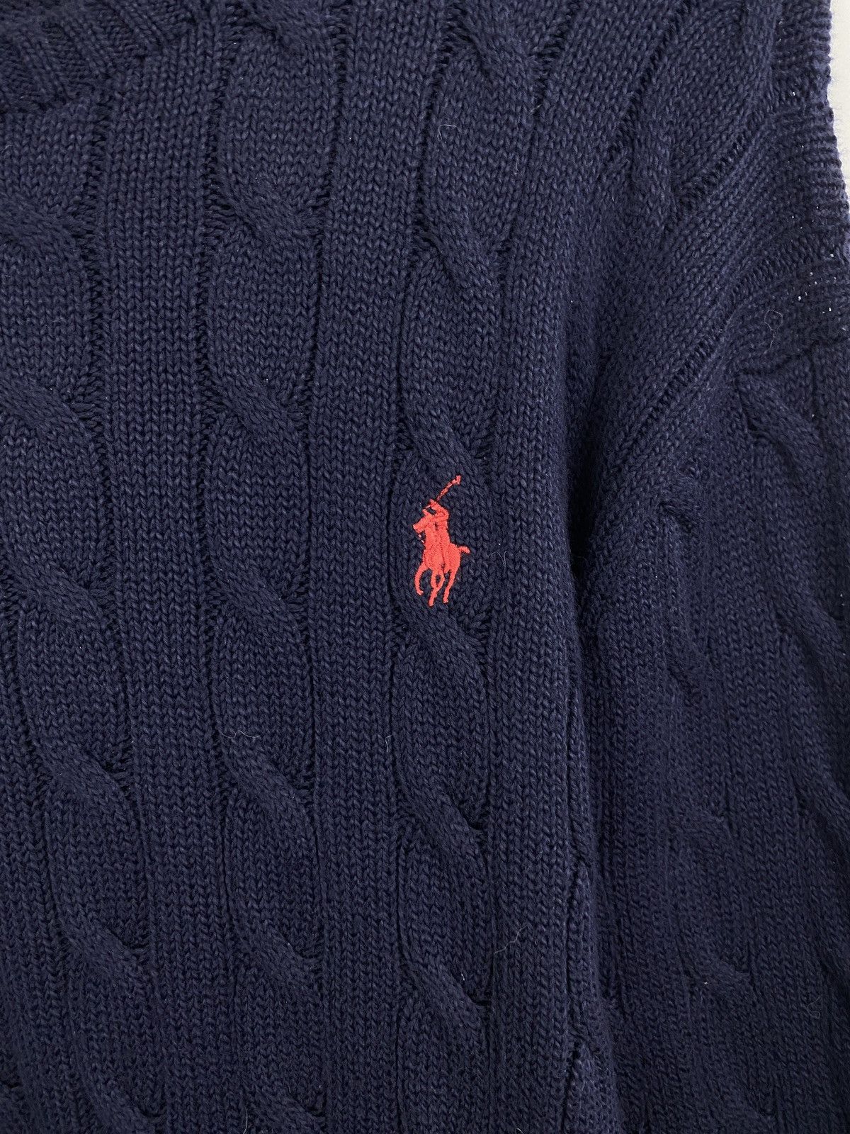 Polo Ralph Lauren 🇺🇸 Vintage Y2K Ralph Lauren Knitted Sweater Rare Retro Aran Size US XL / EU 56 / 4 - 4 Thumbnail