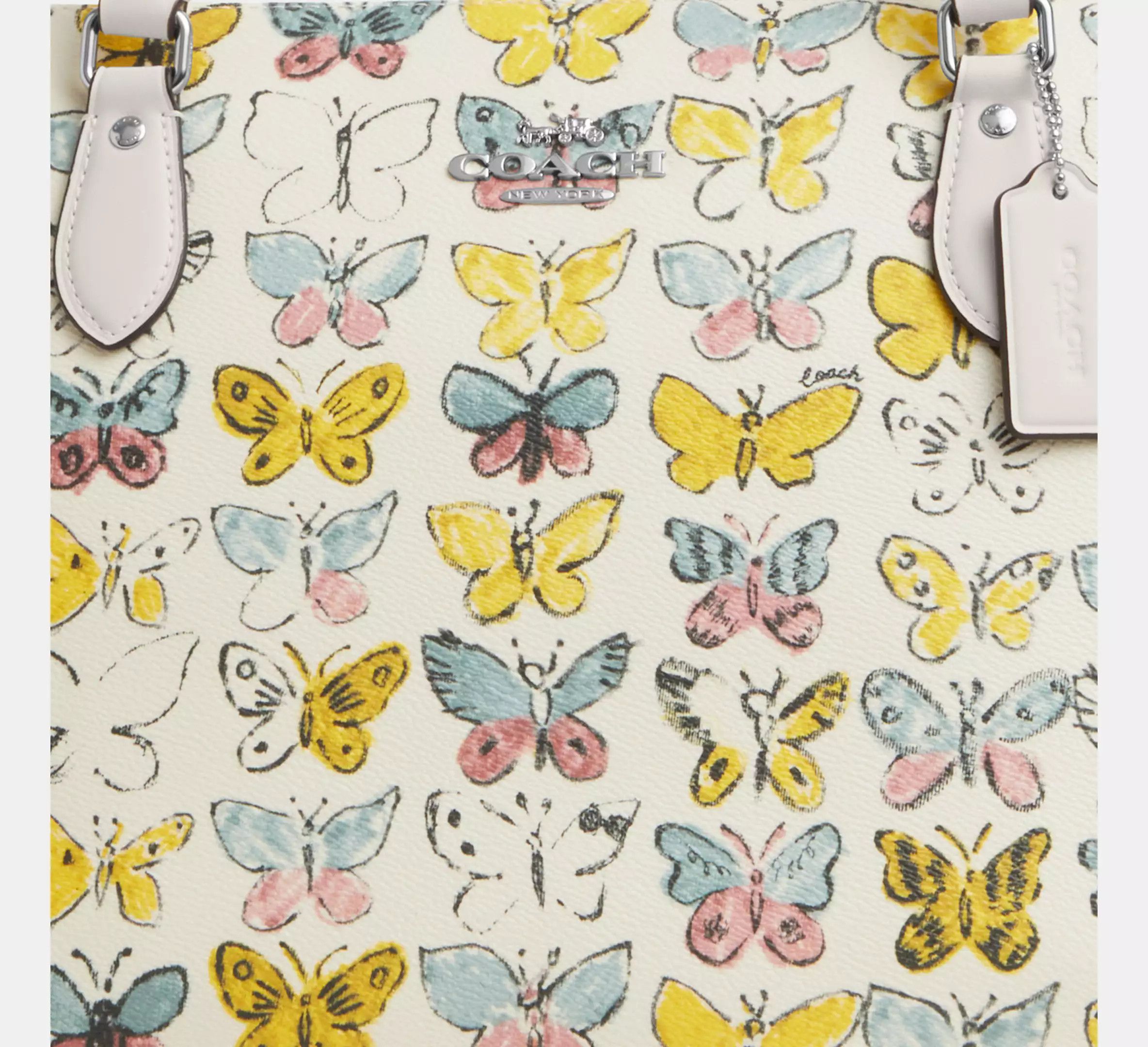 Coach Gallery Tote Bag With Butterfly Print CAR36 Size ONE SIZE - 9 Thumbnail
