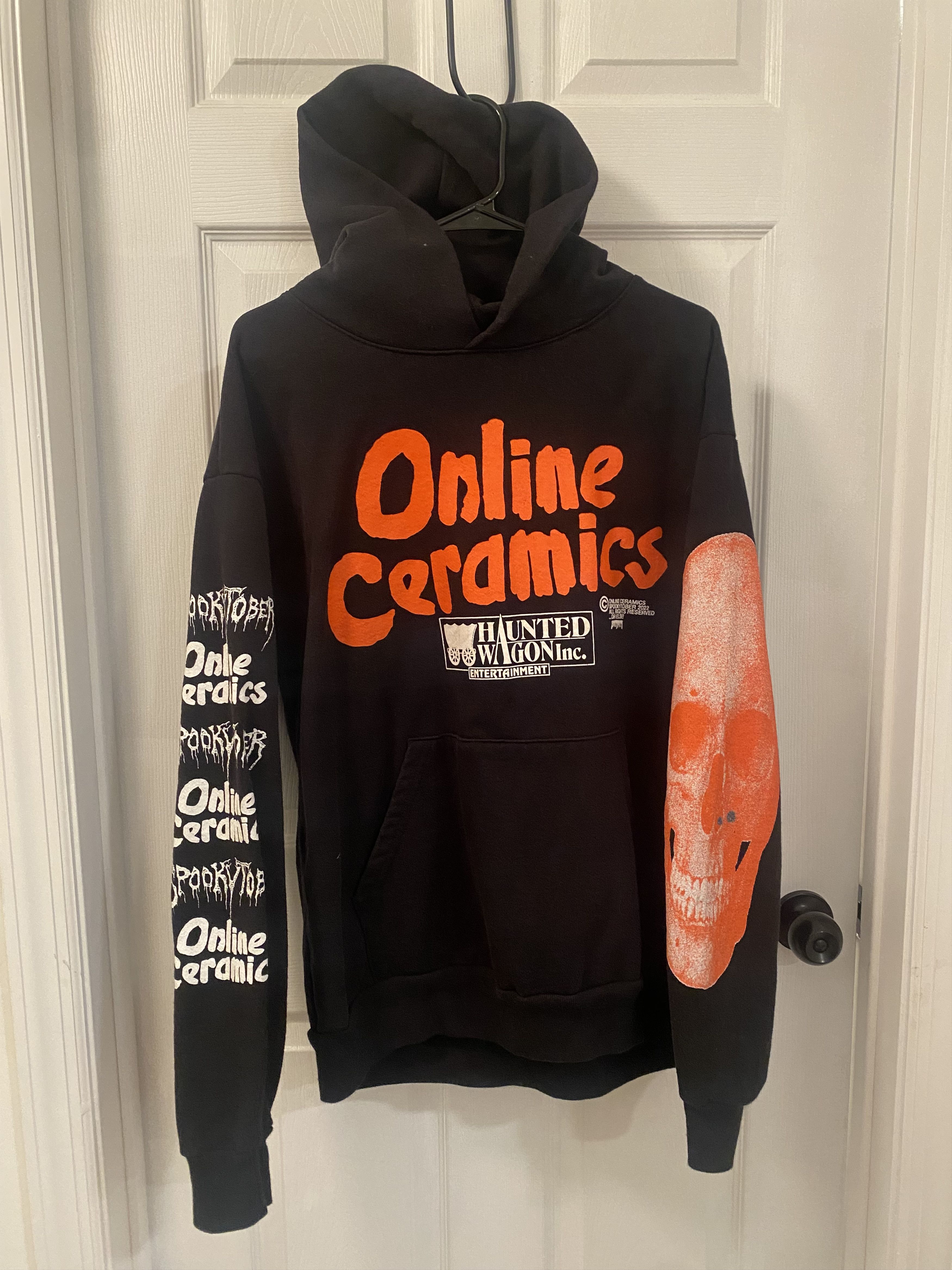 Online Ceramics Online Ceramics Haunted Wagon hoodie | Grailed