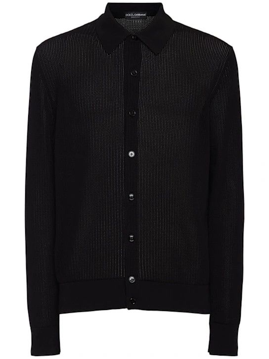 Dolce & Gabbana o1lsvrm0425 Long Sleeve Shirt in Black Size US M / EU 48-50 / 2 - 1 Thumbnail