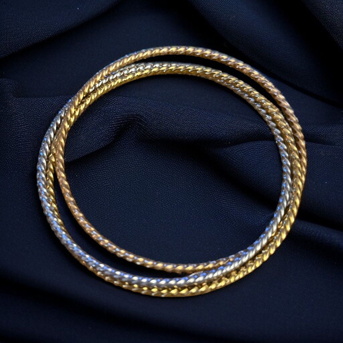 Other Two tone intertwined rope bangle bracelet Size ONE SIZE - 1 Thumbnail