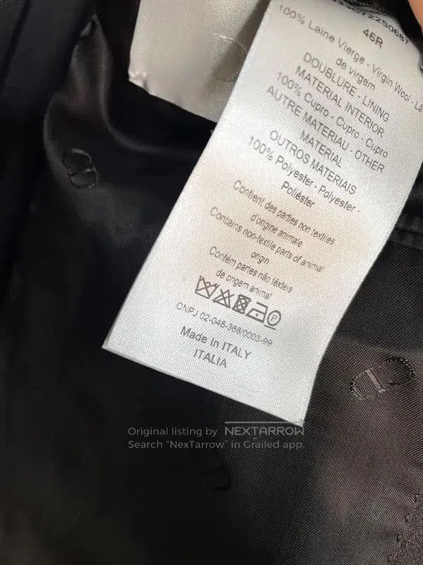 Other Dior Black Wool Men's Outerwear XS . Size US XS / EU 42 / 0 - 5 Thumbnail