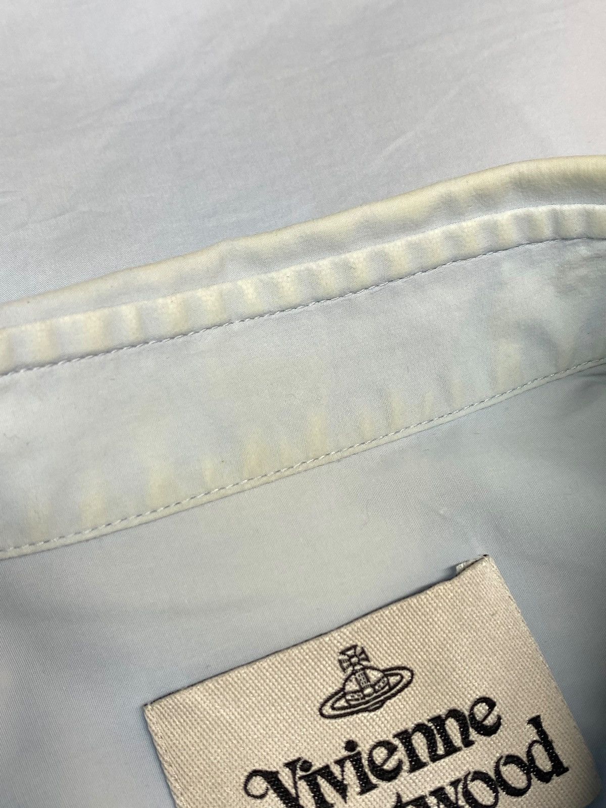 Vivienne Westwood Vivienne Westwood Sky Blue Button Up Shirt Size US L / EU 52-54 / 3 - 13 Thumbnail